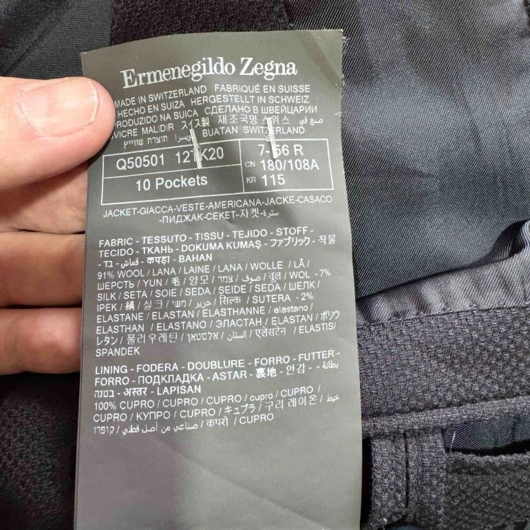 Ermenegildo Zegna Ermenegildo Zegna Confort Multipocket Size 46R - 5 Thumbnail