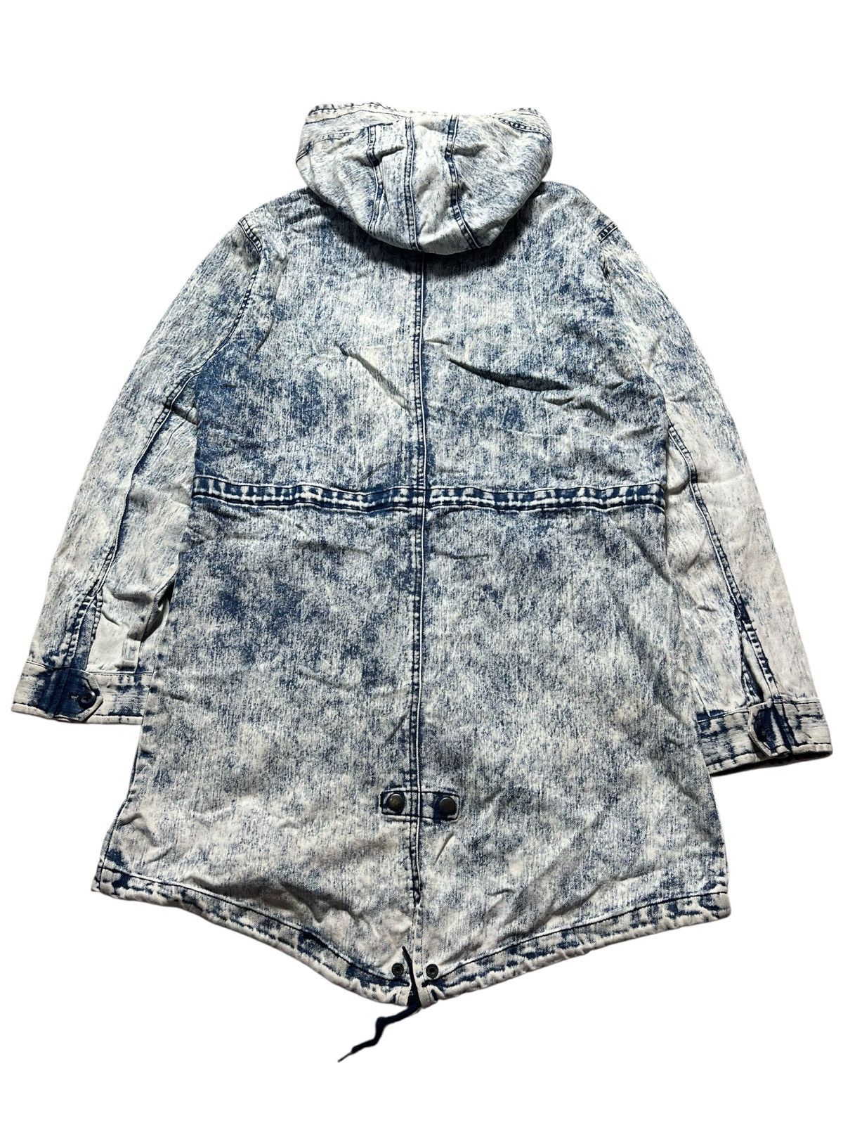 In The Attic Vintage In The Attic Stone Washed Double Pocket Long Jacket Size US L / EU 52-54 / 3 - 13 Thumbnail