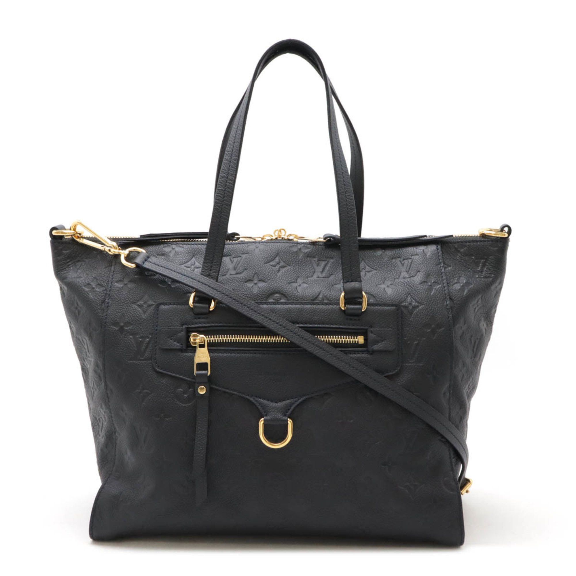 Louis Vuitton Monogram Empreinte Lumineuse Pm Tote Bag Shoulder Leather Infini Dark Navy M93410, Women's