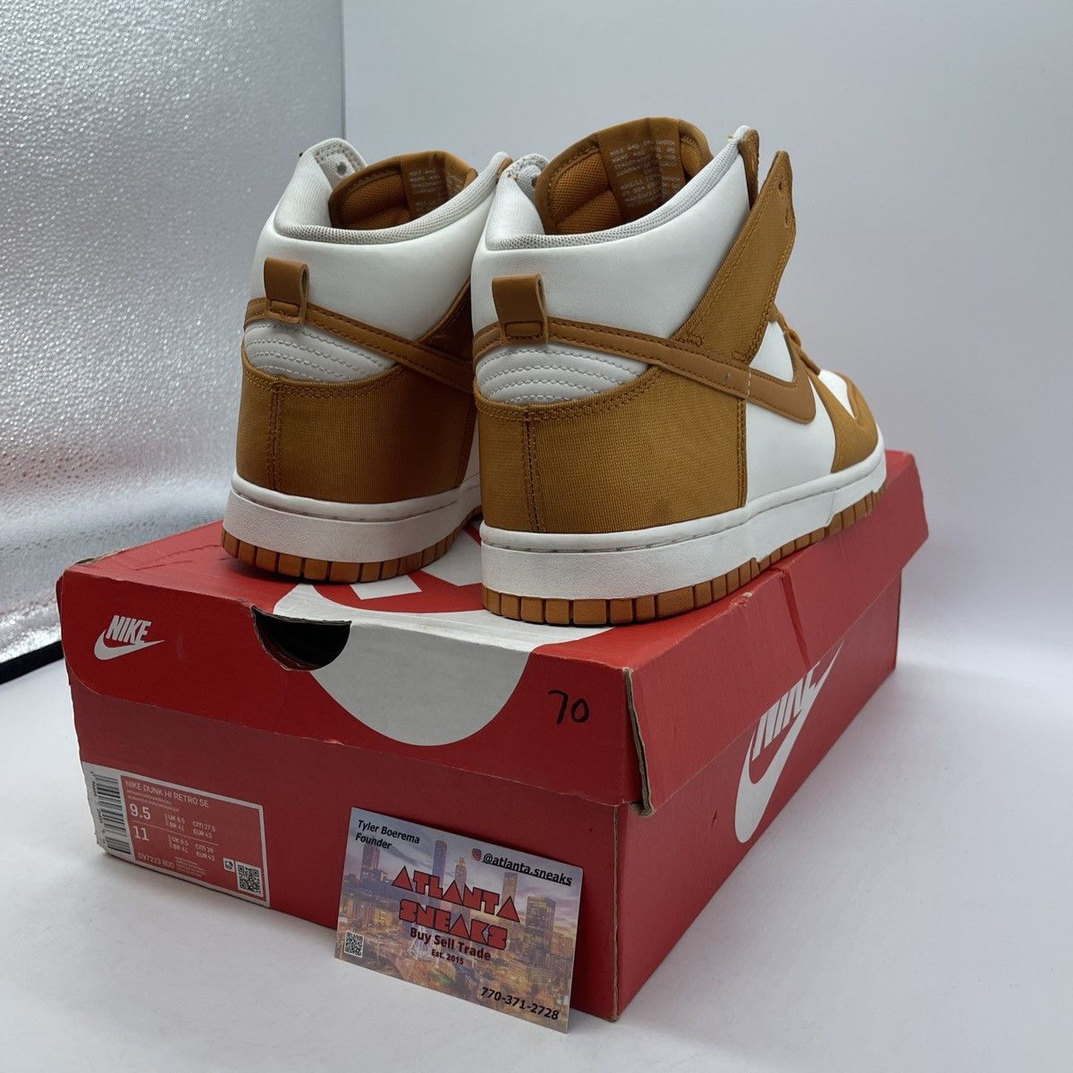 Nike Dunk high monarch canvas Size US 9.5 / EU 42-43 - 5 Thumbnail