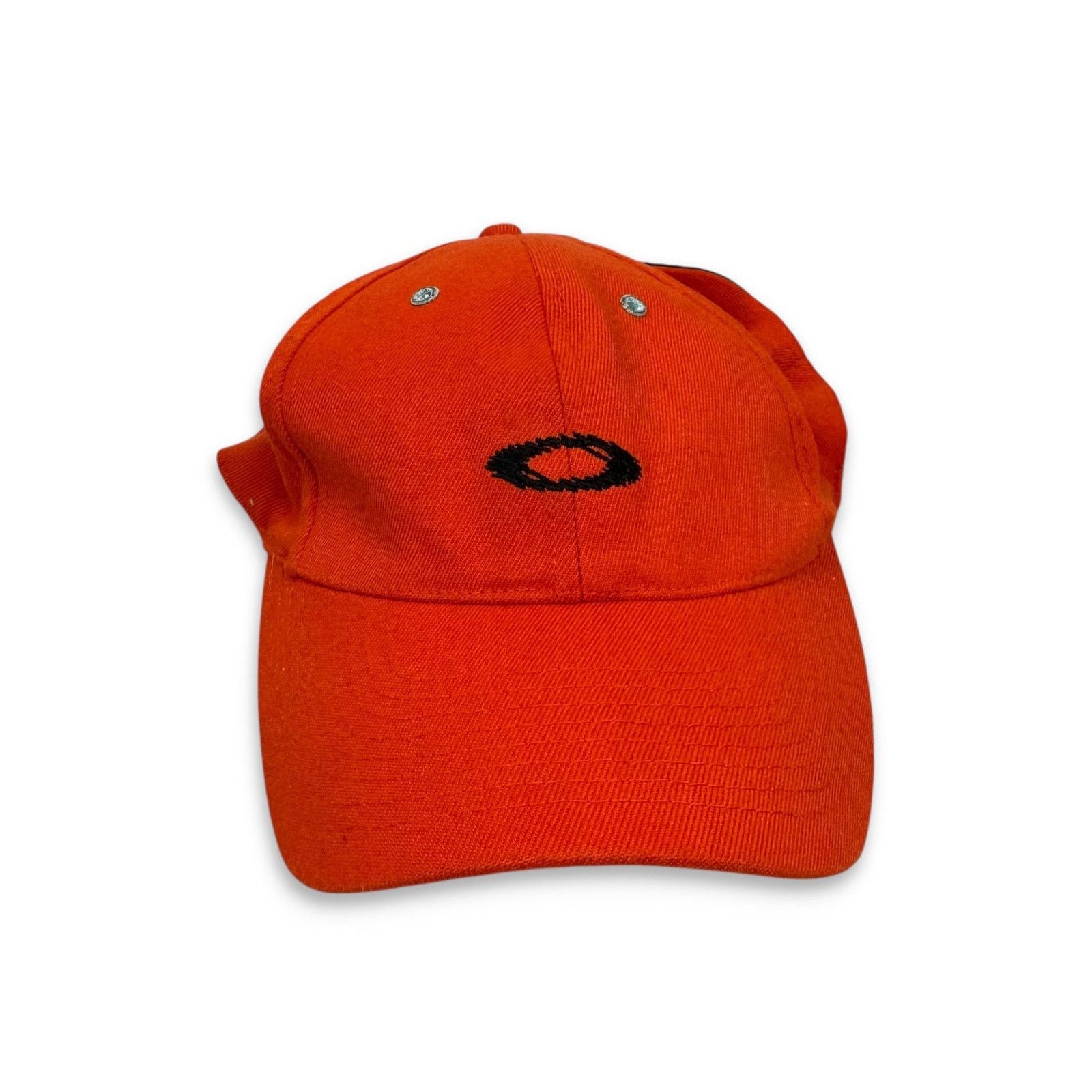 Oakley Oakley Tincan Men Orange Black Logo Eyelets Baseball Hat Cap Size ONE SIZE - 1 Thumbnail