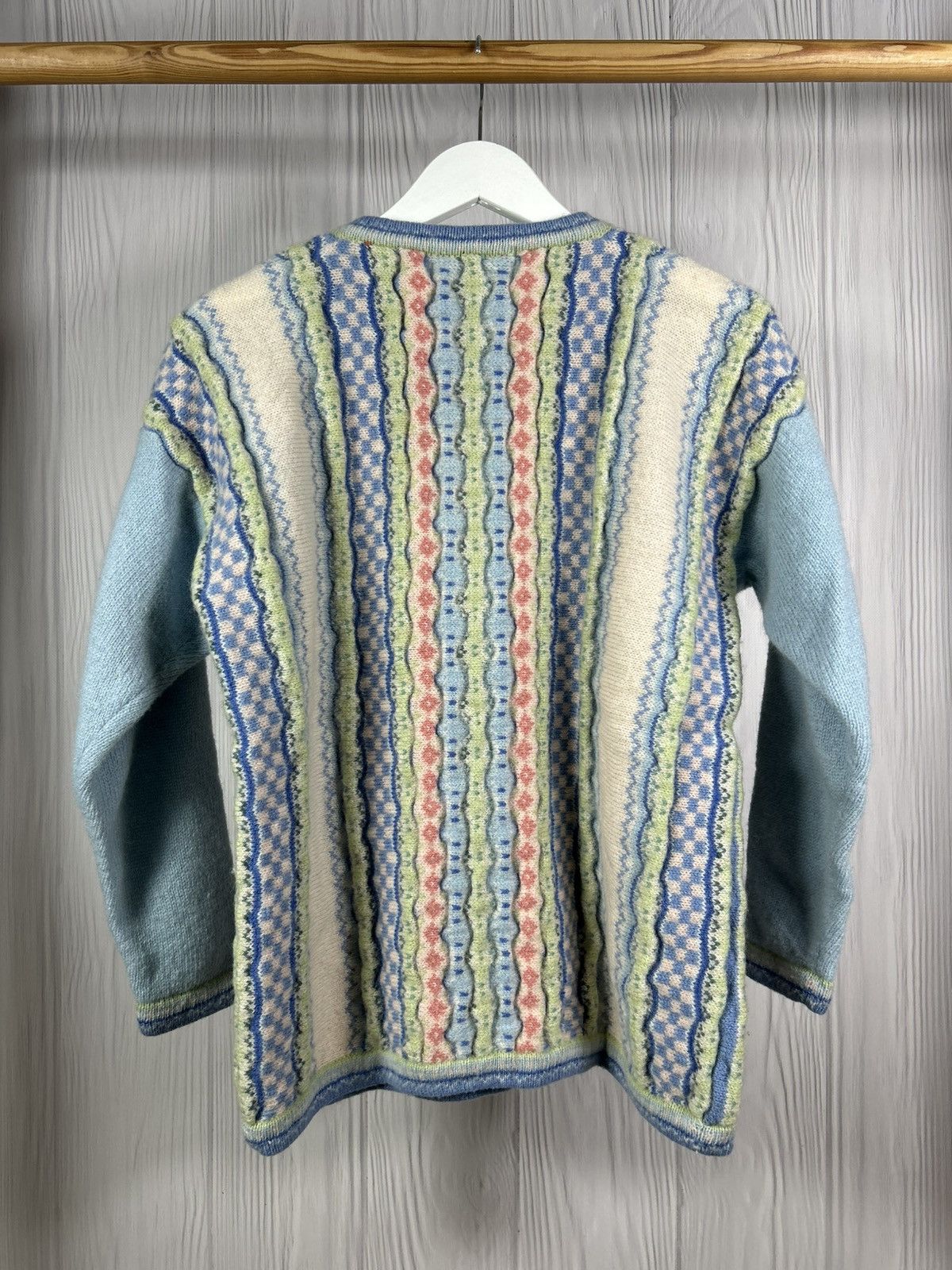 Vintage Vintage Tulchan 1998 Wool Cardigan Floral Size M/L S/S 98 Size L / US 10 / IT 46 - 6 Thumbnail