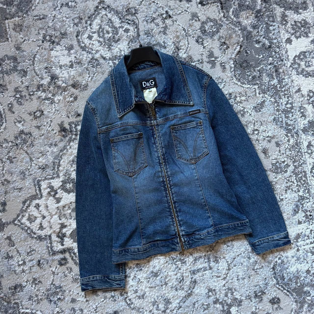 Dolce & Gabbana Dolce Gabbana Vintage Washed Retro Boho Trucker Denim Jacket Size S / US 4 / IT 40 - 2 Thumbnail