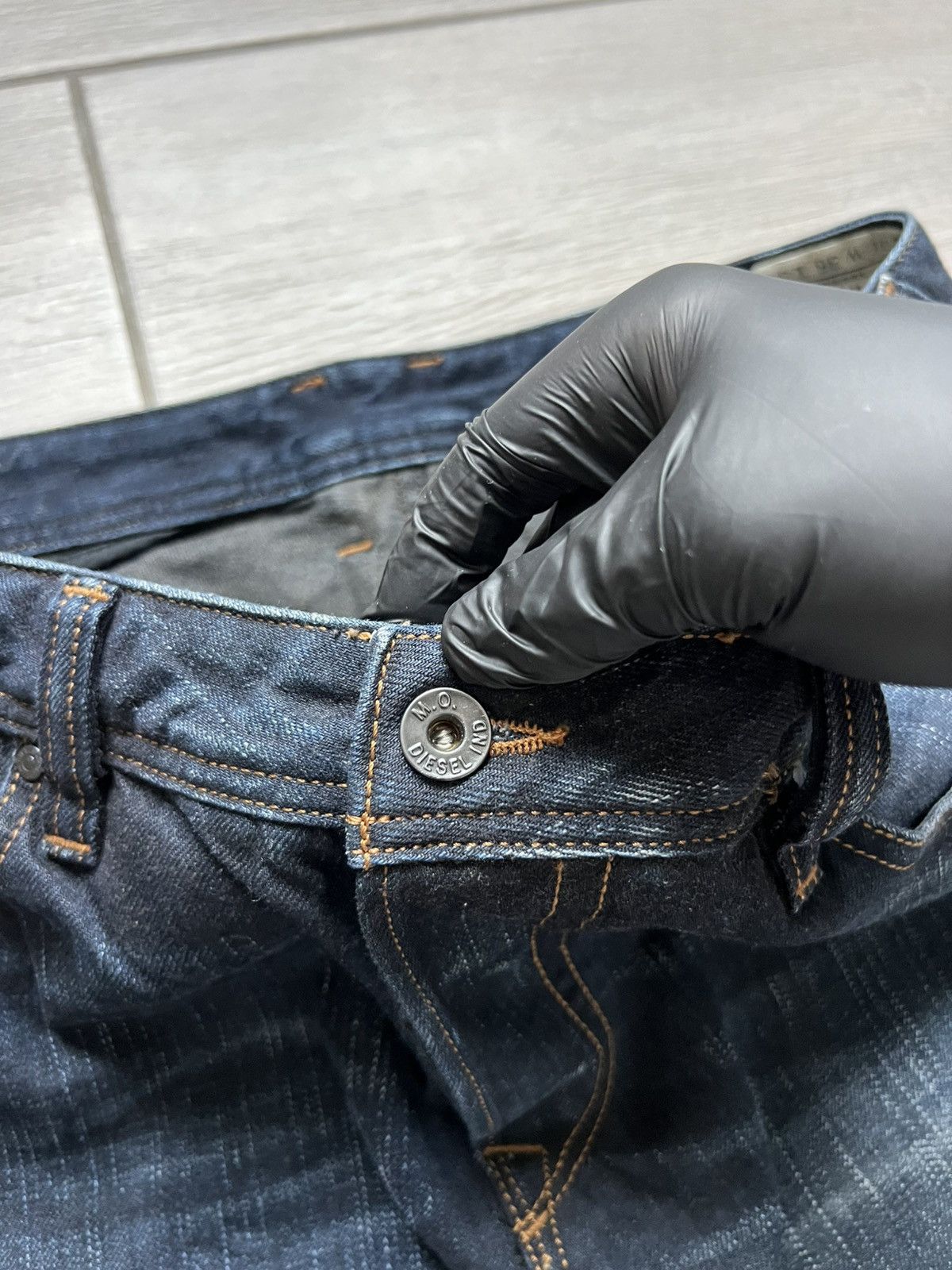 Diesel Diesel Safado Slim Straight Wash 3D Selvedge Denim Jeans Size US 36 / EU 52 - 15 Thumbnail
