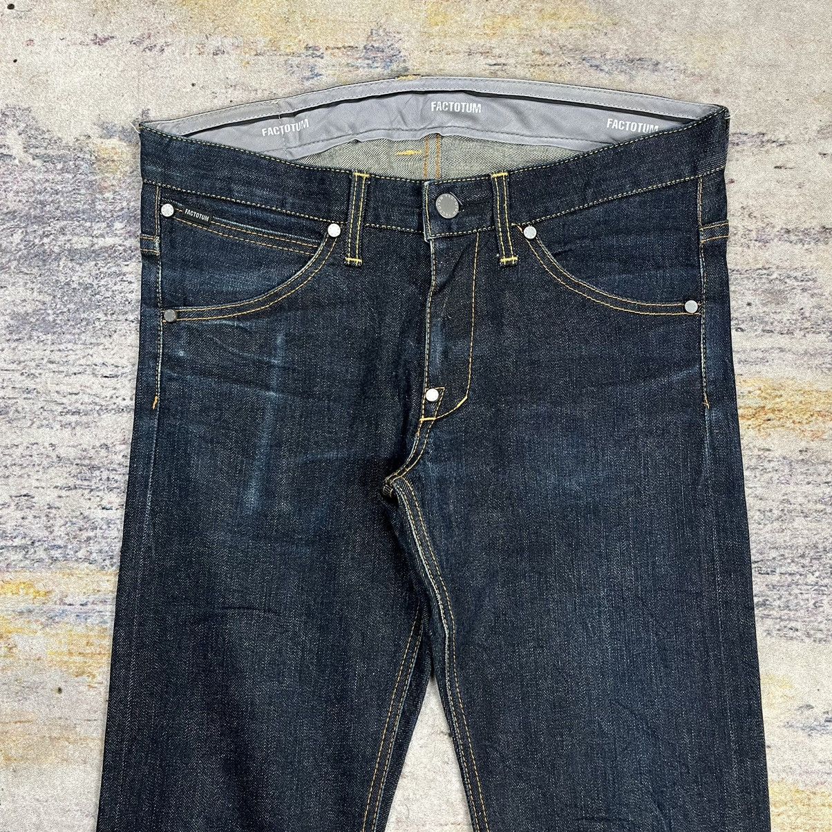 FACTOTUM Japanese brand Factotum selvedge denim pants Size US 30 / EU 46 - 5 Thumbnail