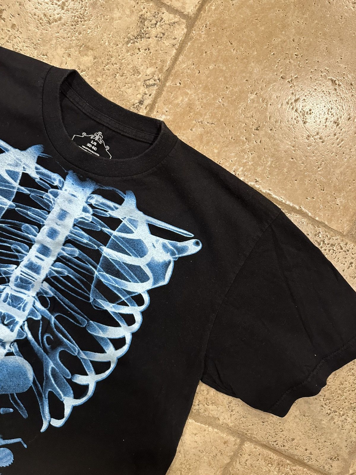 Vintage Vintage X-Ray Human Bones Beer Black Short Sleeve Tee Size US L / EU 52-54 / 3 - 6 Thumbnail