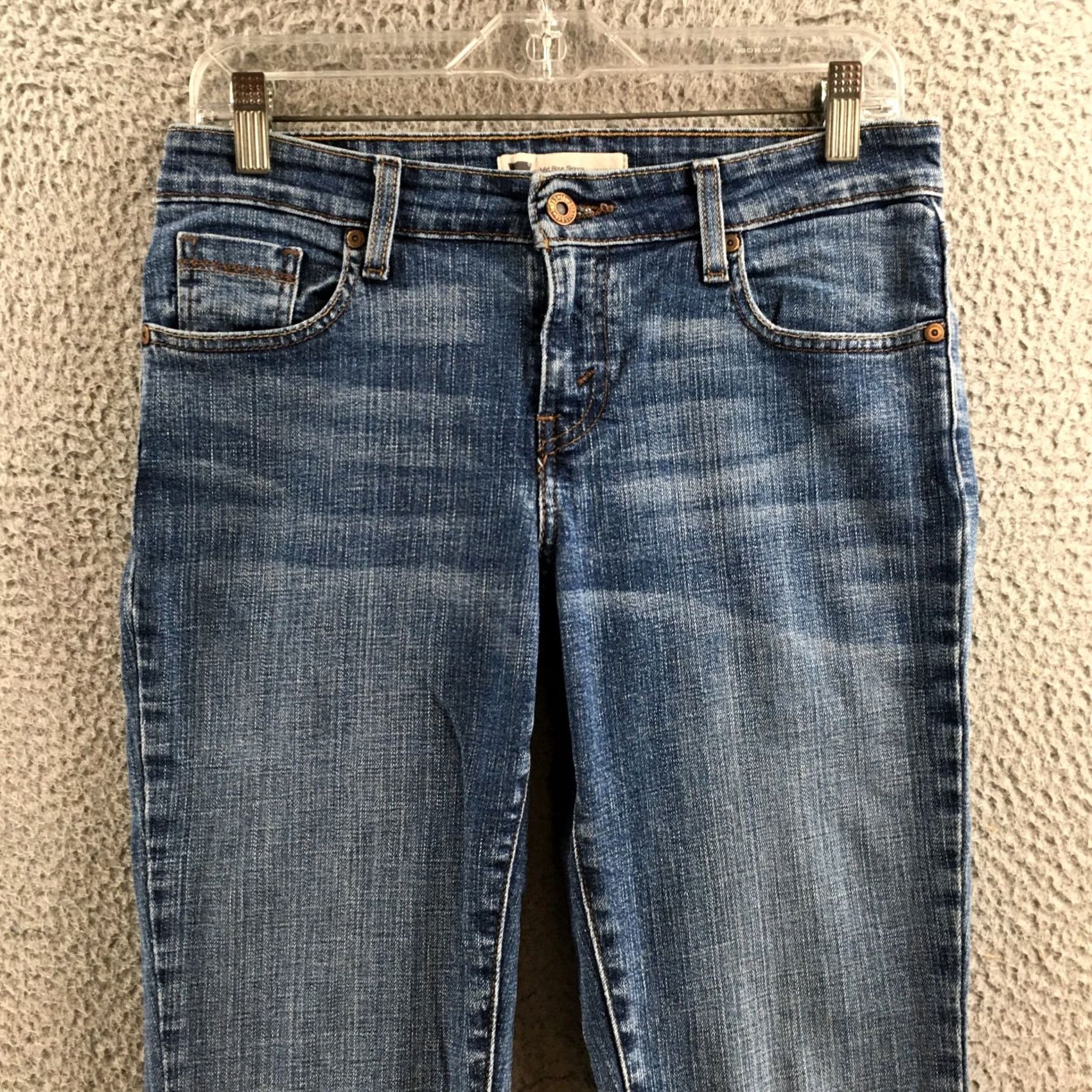 Levi's Levi's Mid Rise Skinny Jeans Womens 6M Blue Zip Fly Stretch Regular Fit Denim Jeans Size 28" / US 6 / IT 42 - 2 Thumbnail