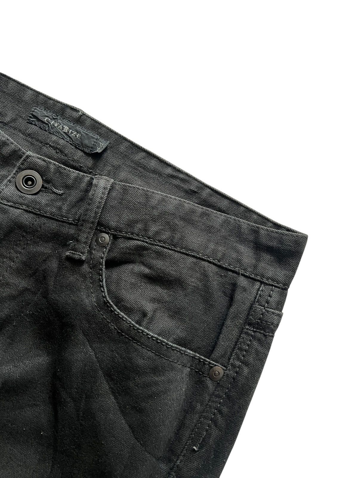 CIVARIZE 2000s Civarize Distressed Ripped Skinny Jeans Size US 31 - 5 Thumbnail