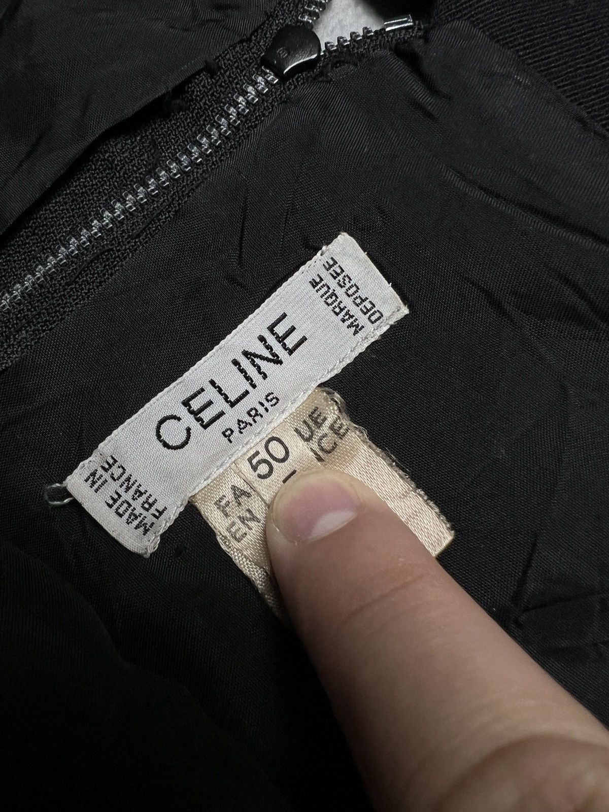 Celine Vintage Celine Paris Women's Midi Skirt Made in France 90s Size 34" / US 12 / IT 48 - 13 Thumbnail