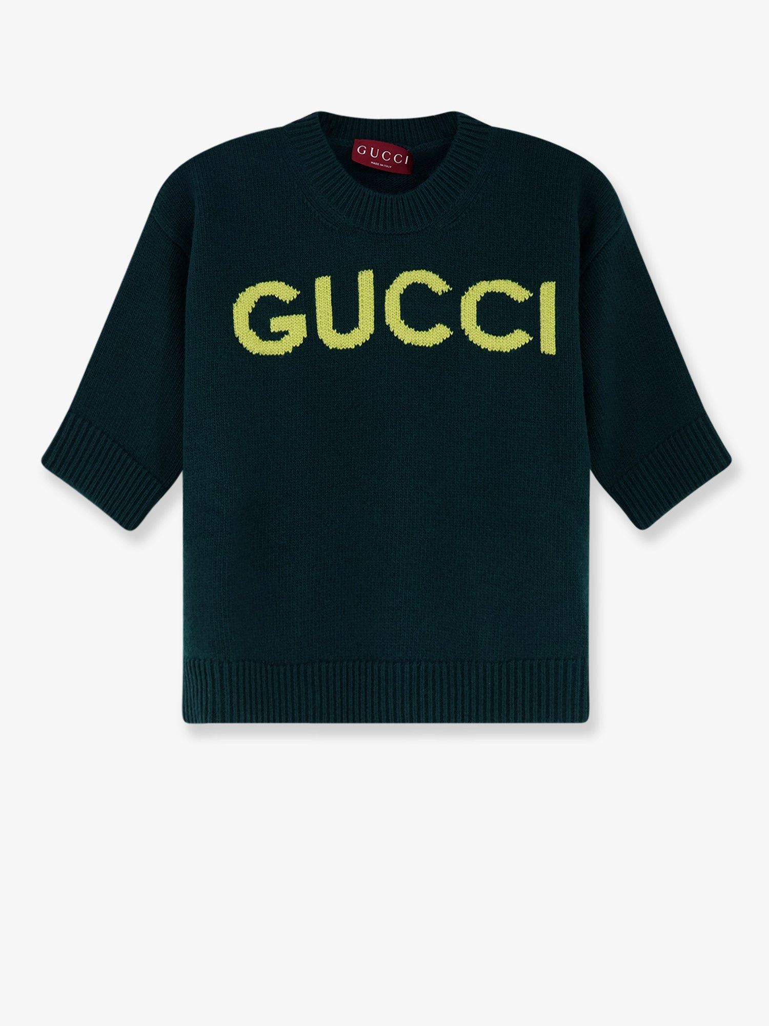 Wool sweater with frontal logo embroidery S - USA Tariffs Included