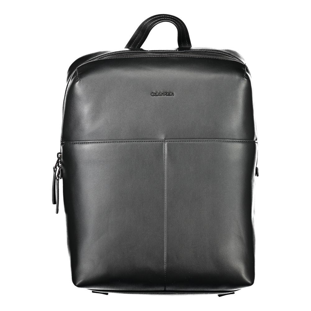 Calvin Klein Black Polyethylene Men's Backpack Size ONE SIZE - 1 Thumbnail