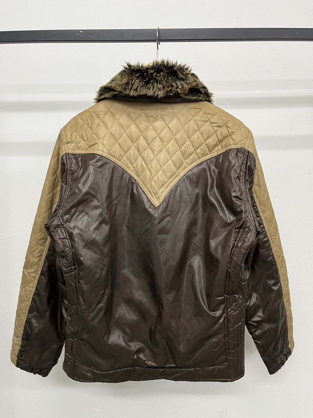 If Six Was Nine H.C.M HOMME PUFFER FUR JACKET IF SIX WAS NINE LGB STYLE Size US L / EU 52-54 / 3 - 3 Thumbnail