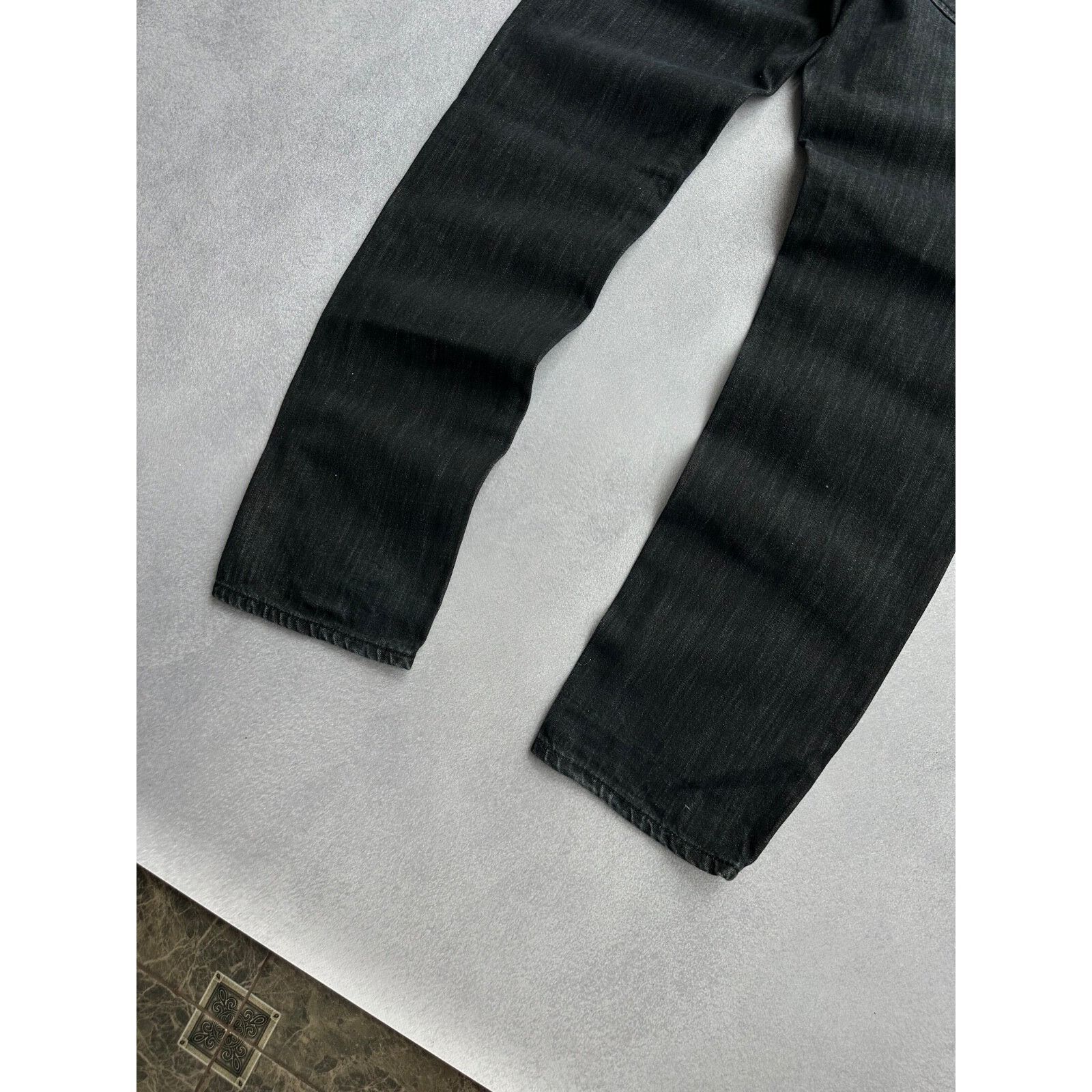 Ecko Unltd. VTG ECKo Unltd Loose Fit Baggy Black Heavy Jeans Sz 34 Size US 34 / EU 50 - 2 Thumbnail