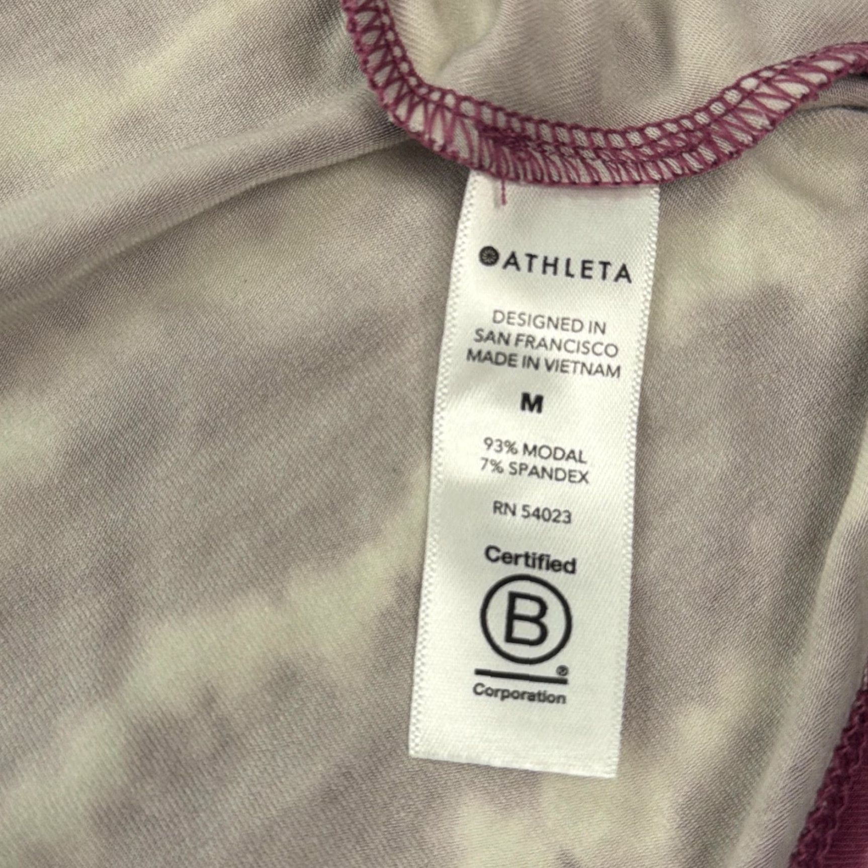 Athleta Athleta Dress Womens Medium Purple Tie Dye Sleeveless Modal Swing Tank Casual Size M / US 6-8 / IT 42-44 - 4 Thumbnail