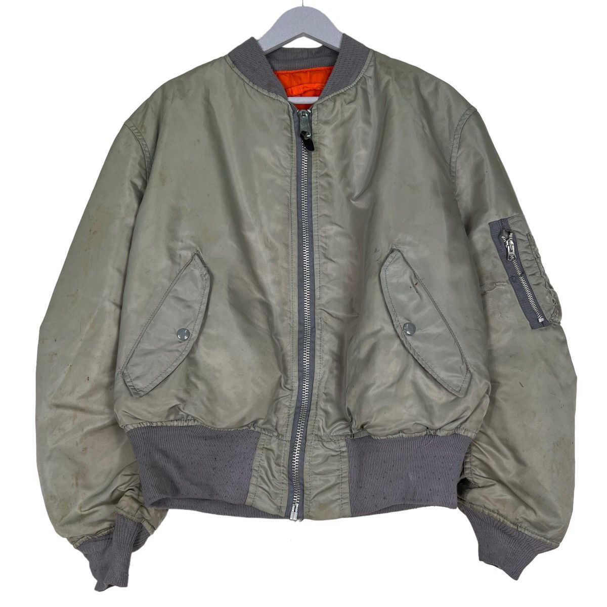 Alpha Industries 🔥 RIOT VINTAGE ALPHA REVERSIBLE BOMBER JACKET MADE IN USA Size US L / EU 52-54 / 3 - 1 Thumbnail