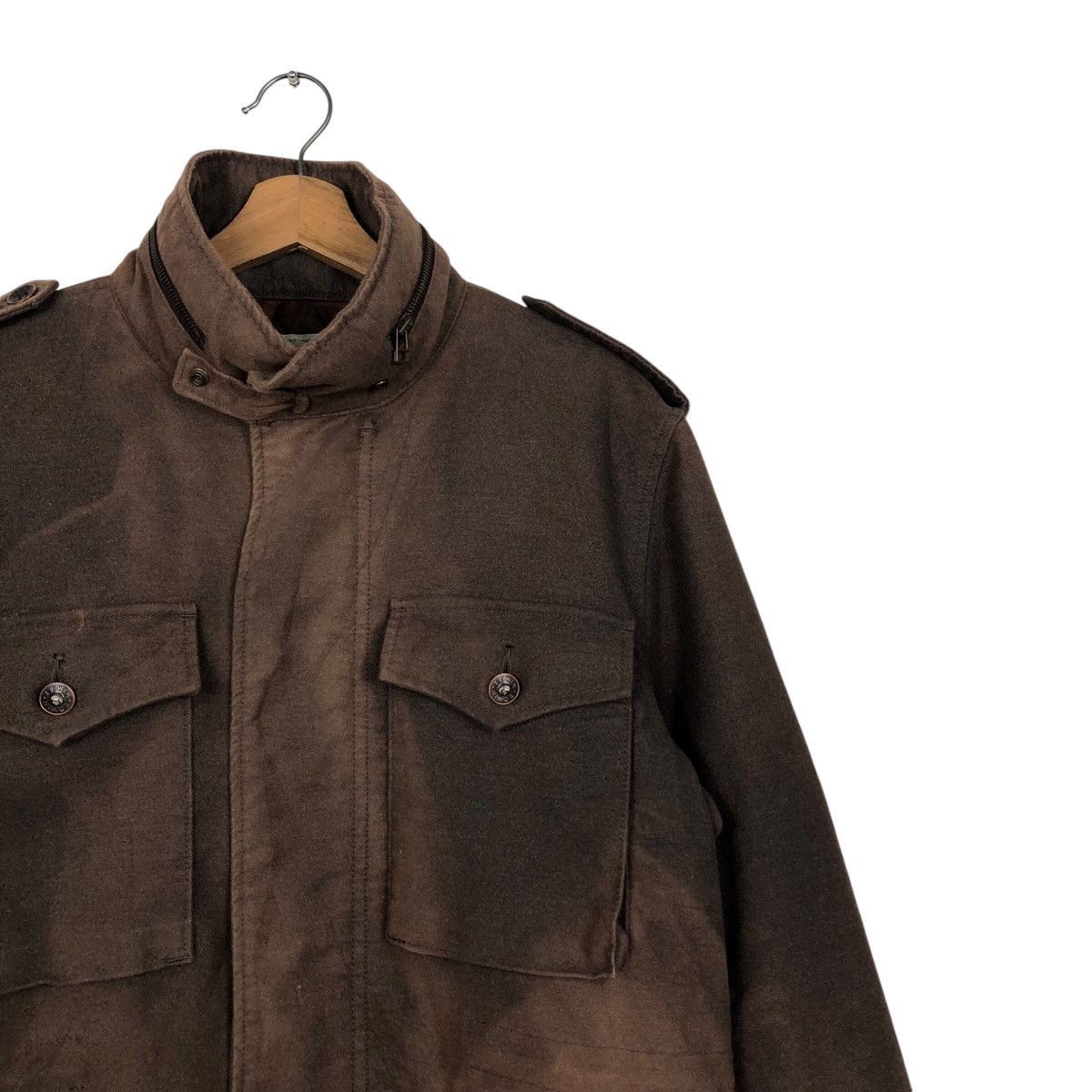 Edwin 📌Vintage Chore Biker Jacket Edwin Multi Pocket Sun Faded Size US M / EU 48-50 / 2 - 7 Thumbnail