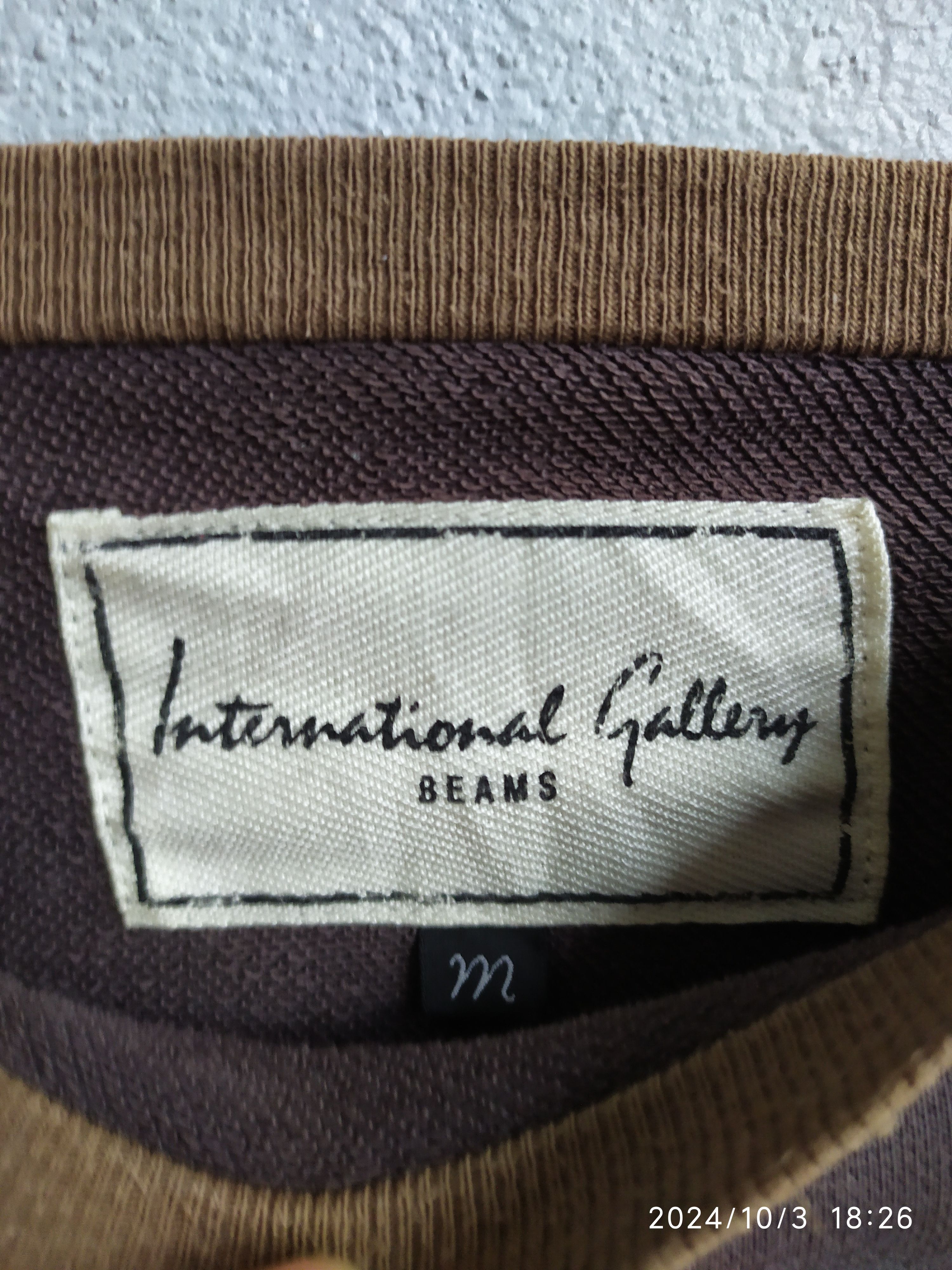 Beams Plus × Japanese Brand International Gallery Beams Sweatshirt Distressed Design Size US M / EU 48-50 / 2 - 10 Thumbnail