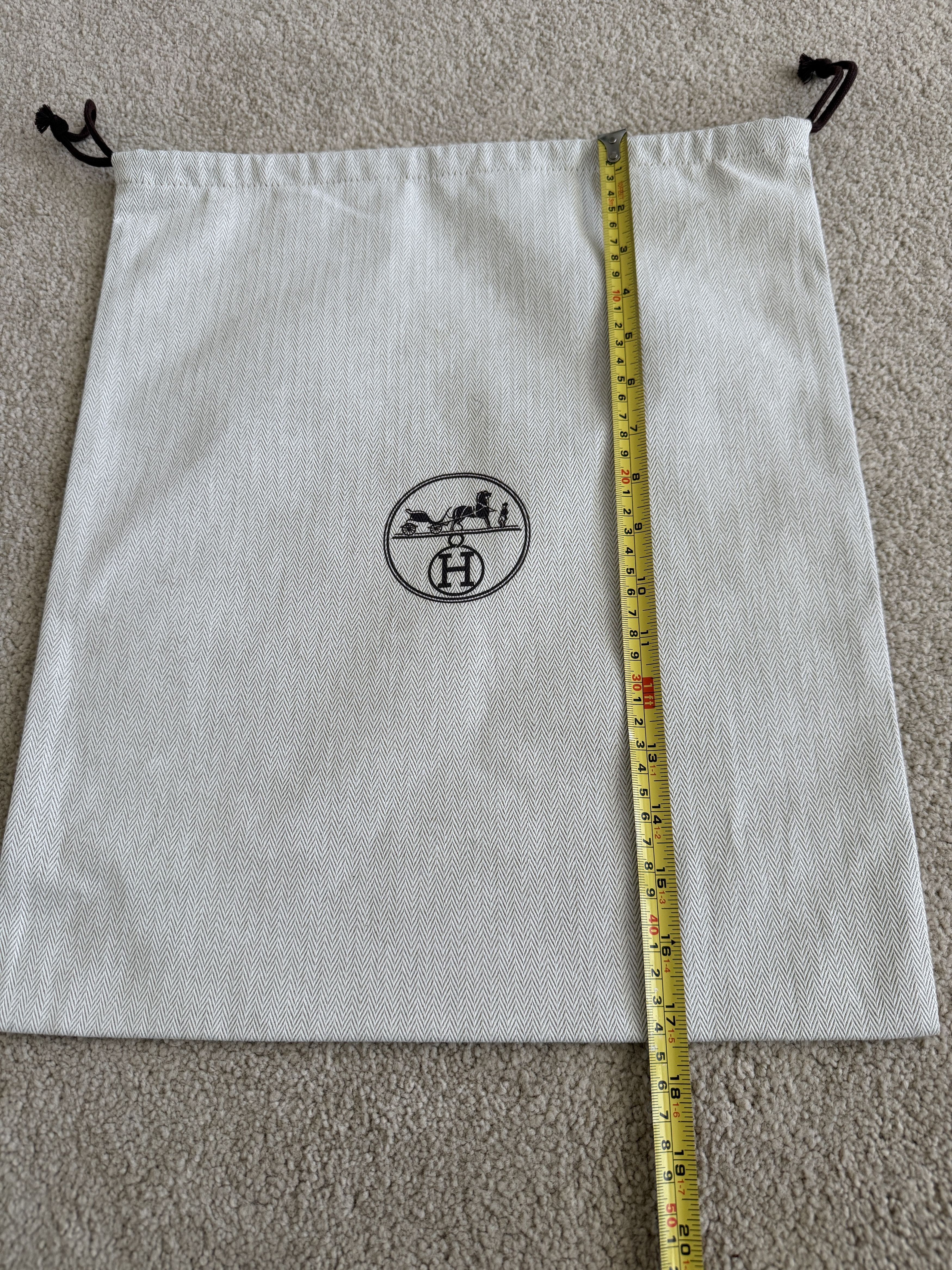 Hermes Authentic Hermes Herringbone Tweed Drawstring Dustbag Size ONE SIZE - 3 Thumbnail