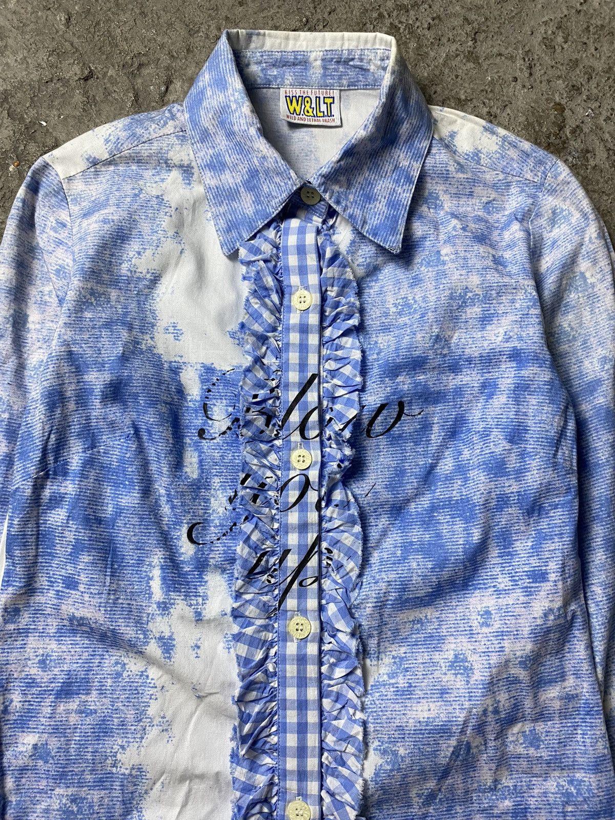 W&LT “Blow You Up” Layered Frill Shirt Size XS / US 0-2 / IT 36-38 - 3 Thumbnail