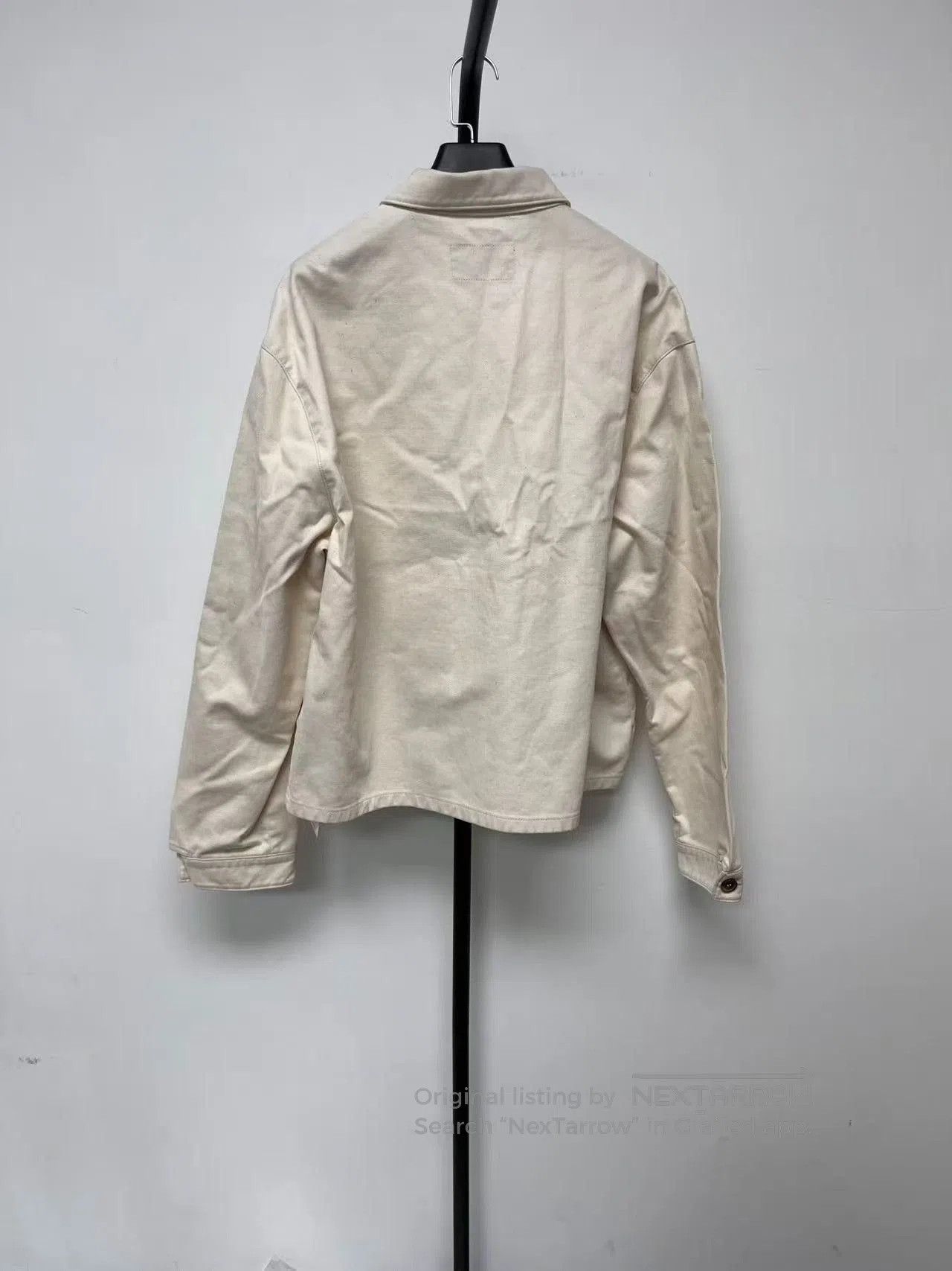 Prada PRADA Men's Solid Lapel Zip Casual Jacket. Size US XL / EU 56 / 4 - 2 Thumbnail