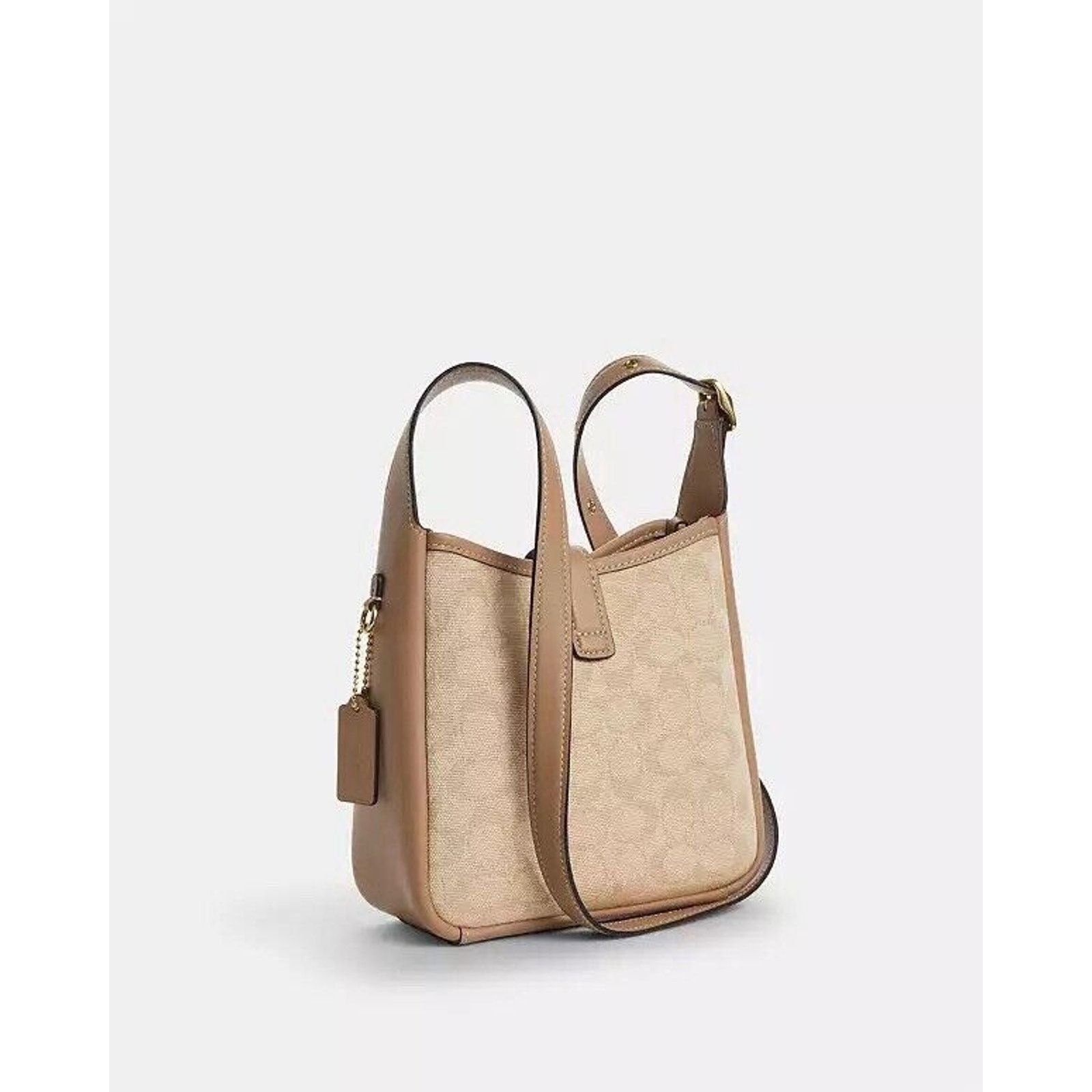 Coach NWT Coach Hadley Mini Crossbody Bag CAM80 Dark Natural Size ONE SIZE - 8 Thumbnail