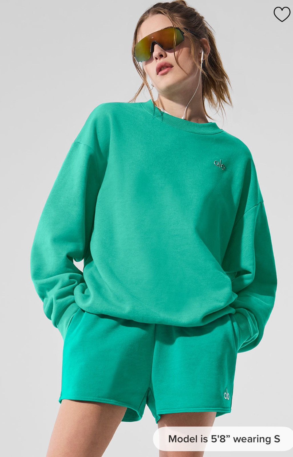 Alo Accolade Crew Neck Pullover - Spruce Green Size S / US 4 / IT 40 - 1 Preview