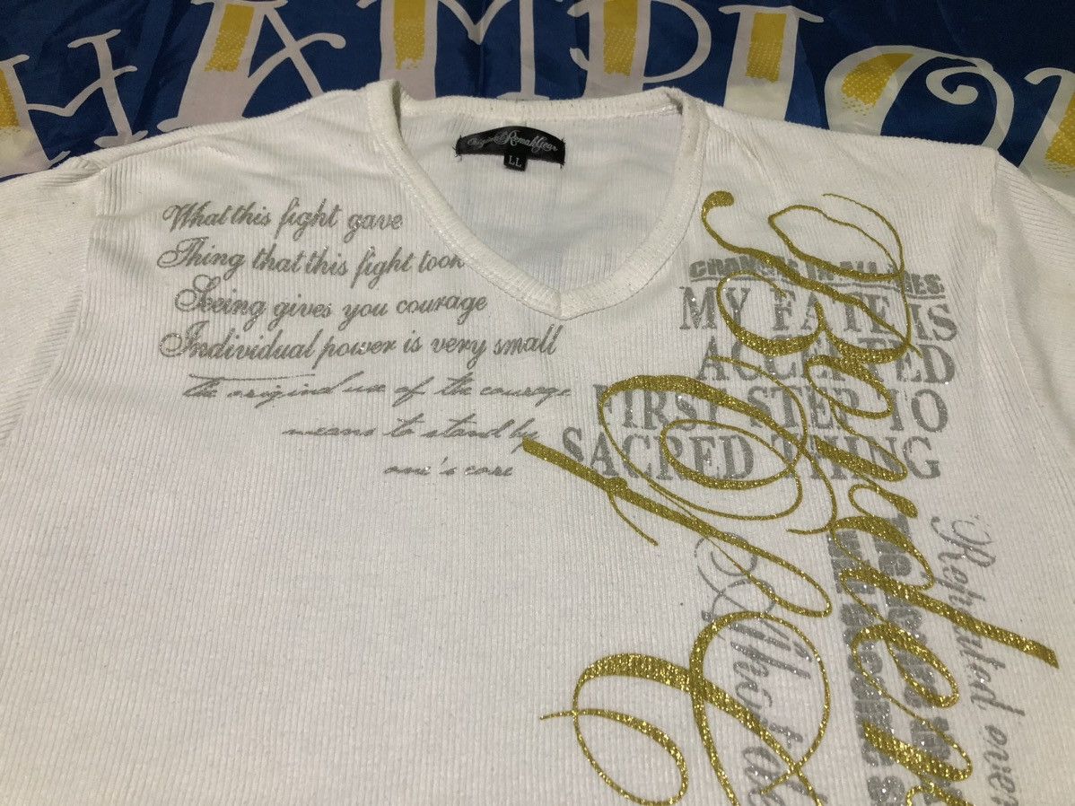 Japanese Brand Poem Glitter Long-sleeve Japanese Brand Borderline of Chance Size US L / EU 52-54 / 3 - 2 Thumbnail