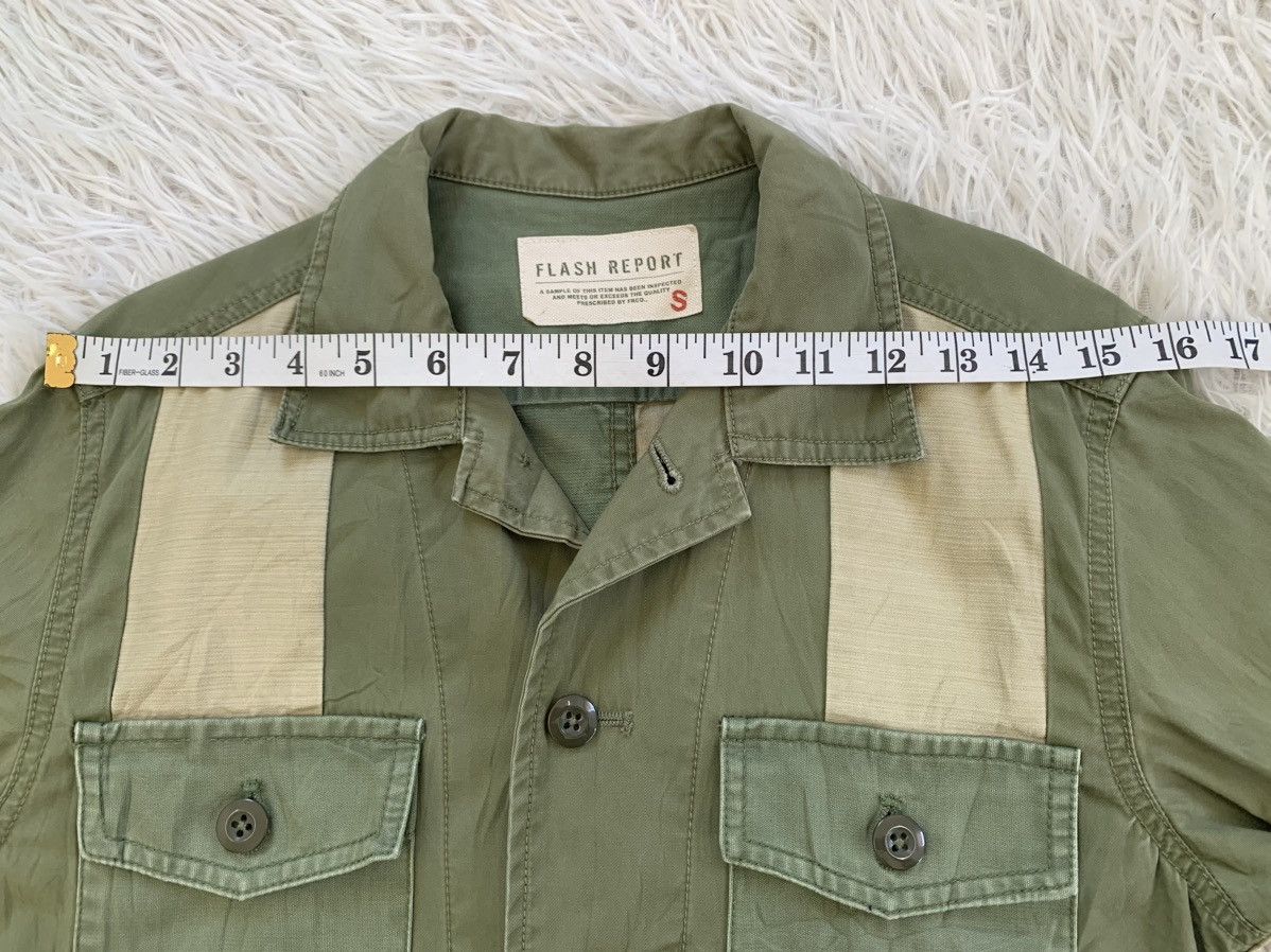 Japanese Brand Flash Report Buttons Jacket Block Colour Size US S / EU 44-46 / 1 - 6 Thumbnail