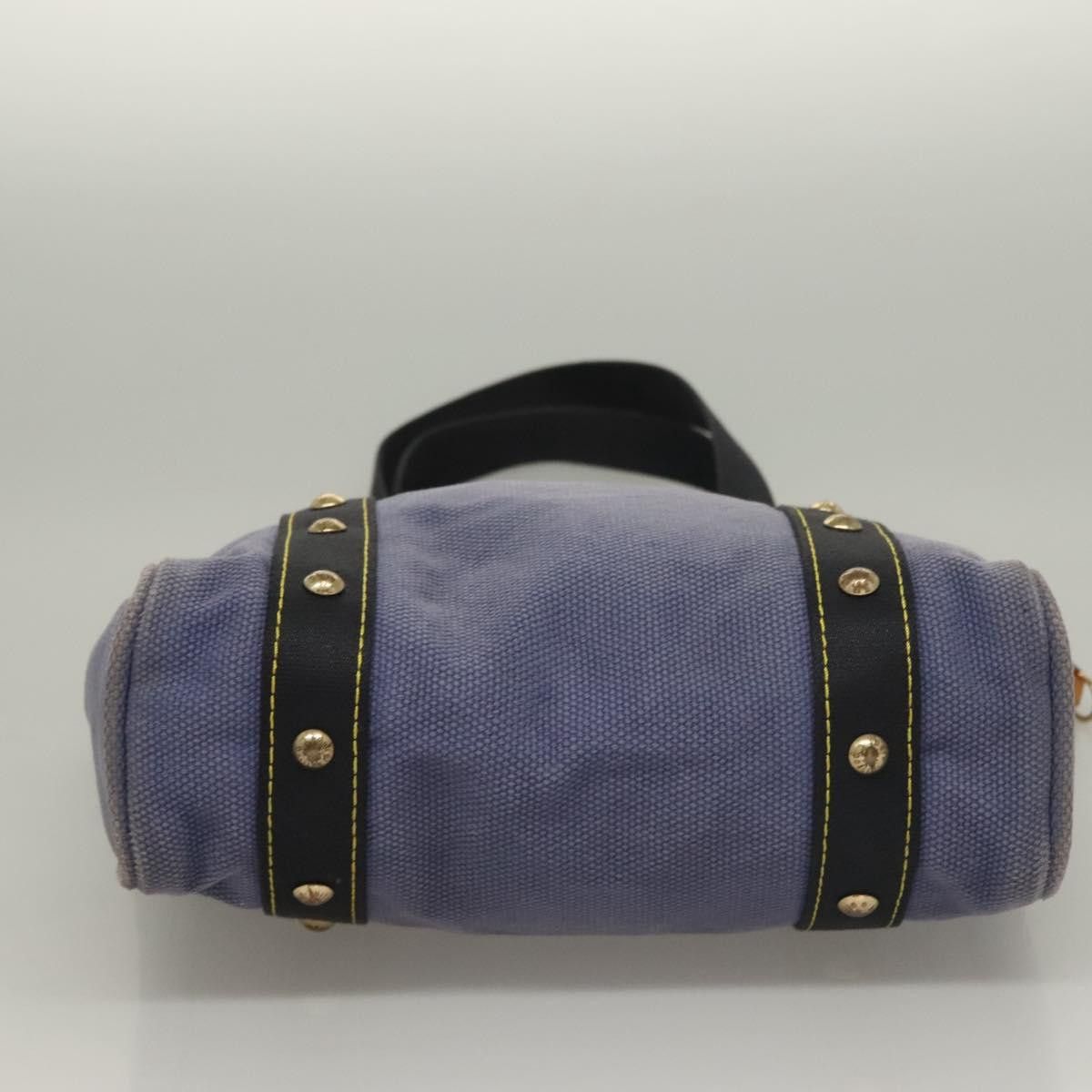 Louis Vuitton LOUIS VUITTON Antigua Cabas MM Tote Bag Blue M40087 Size ONE SIZE - 5 Thumbnail
