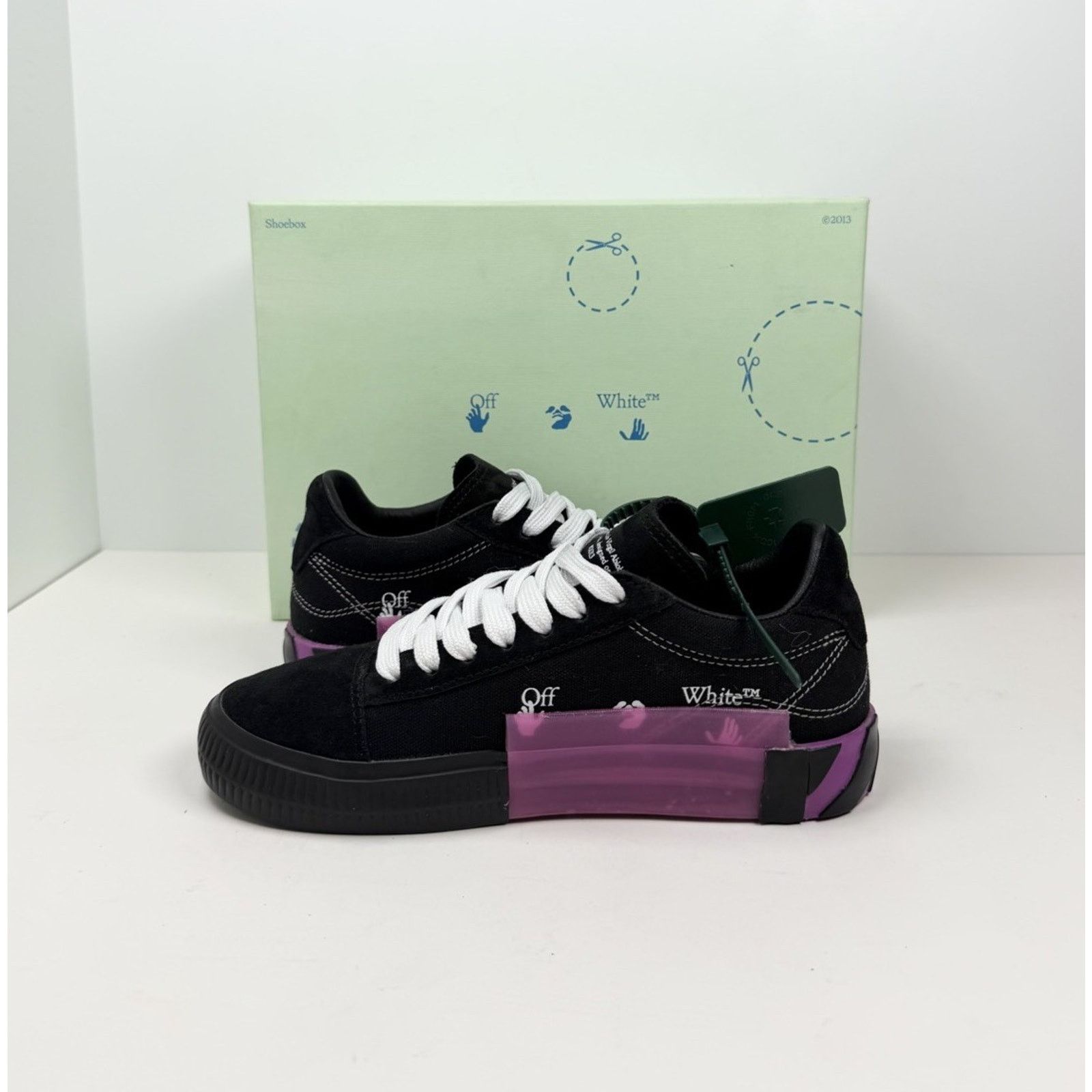 Off-White Size 36EU/6W - Off-White Vulcanized Canvas Black Size US 6 / IT 36 - 5 Thumbnail