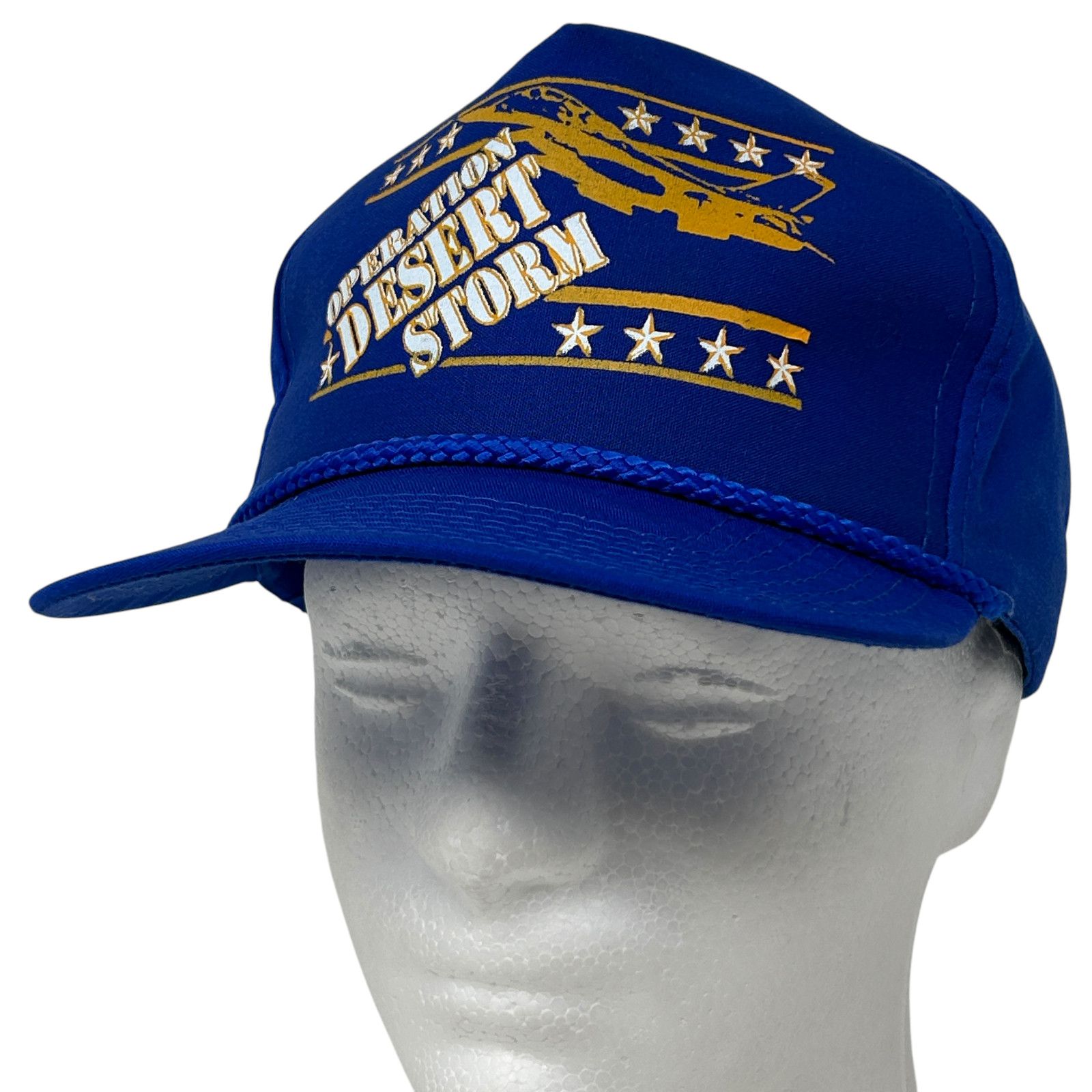 Vintage Vintage Operation Desert Storm Hat Baseball Cap War Blue Size ONE SIZE - 11 Thumbnail
