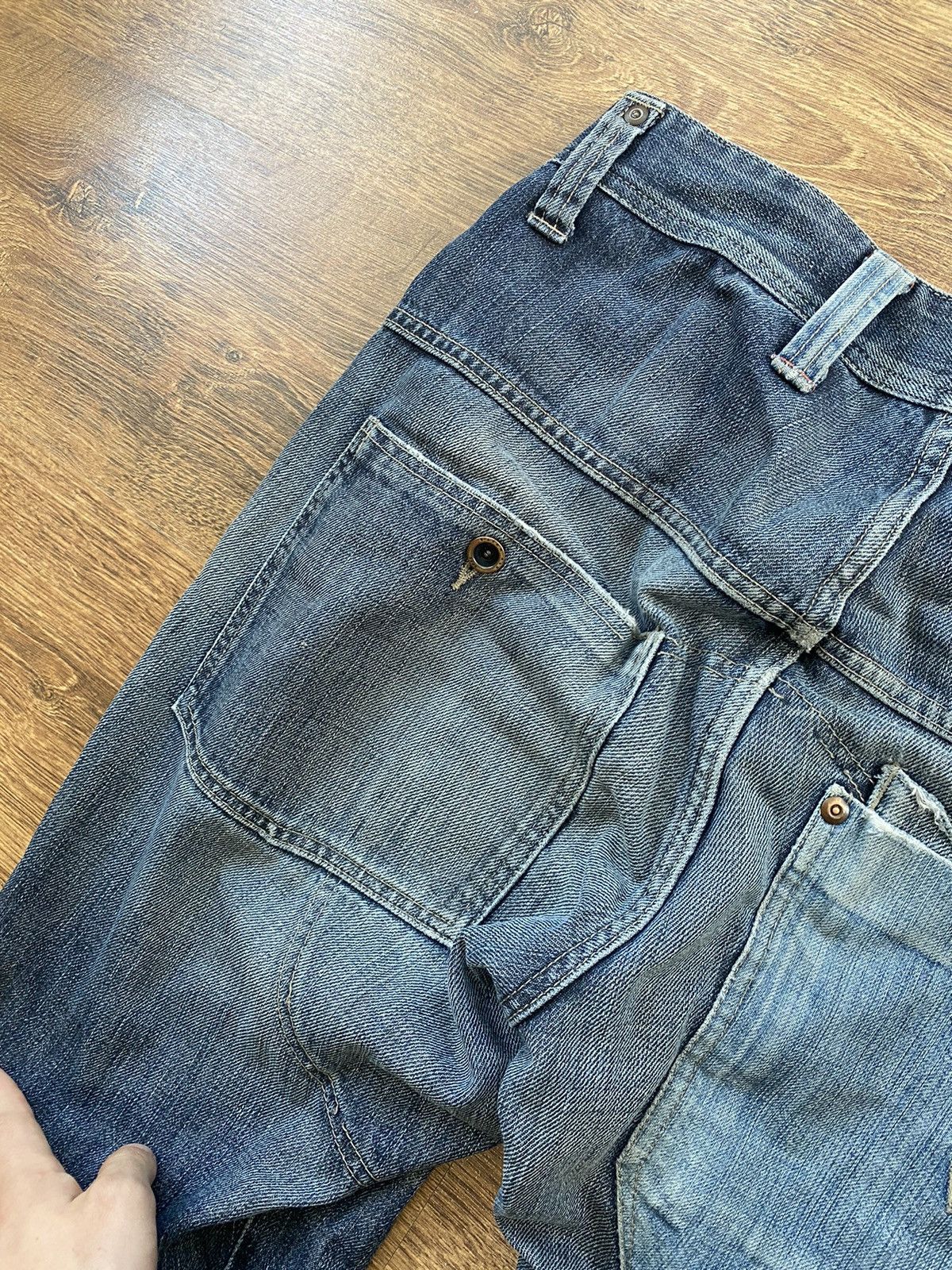 14th Addiction Vintage Y2K G Star archive Denim Cargo Baggy pants Jeans Size US 33 - 18 Thumbnail