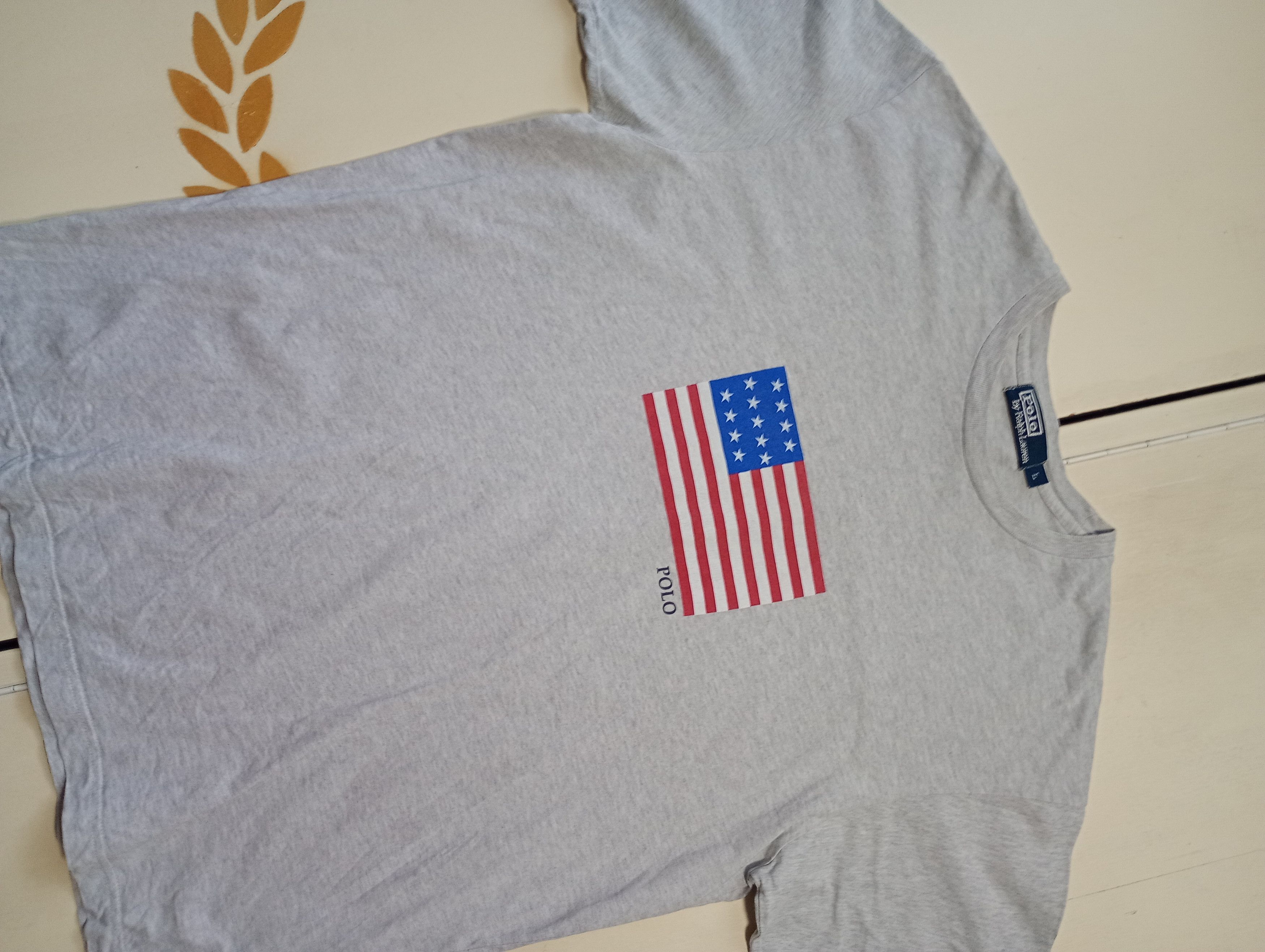 Polo Ralph Lauren Polo Ralph Lauren USA Flag T-Shirt Vintage Size US L / EU 52-54 / 3 - 5 Thumbnail