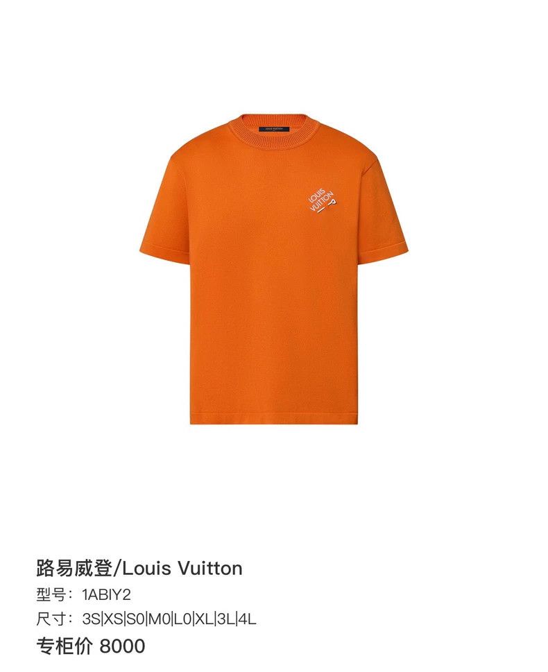 Louis Vuitton Louis Vuitton Orange pin embroidered monogrammed knit short Size US L / EU 52-54 / 3 - 1 Thumbnail