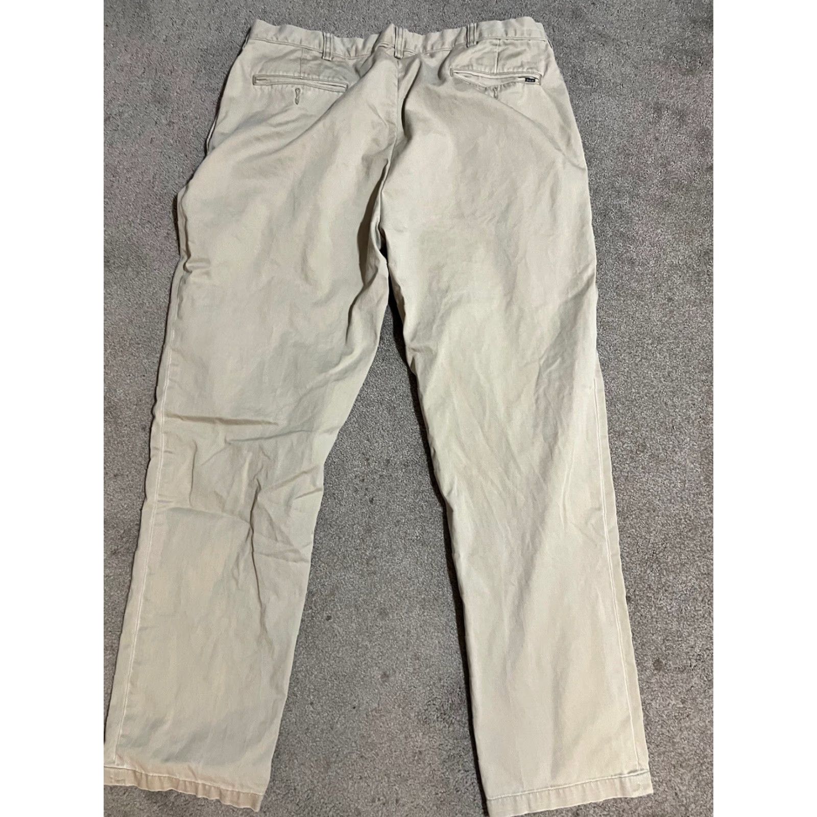 Polo Ralph Lauren Polo Ralph Lauren Pants Chino Twill 38x32 Classic Fit Cotton Mens Beige Size US M / EU 48-50 / 2 - 2 Thumbnail