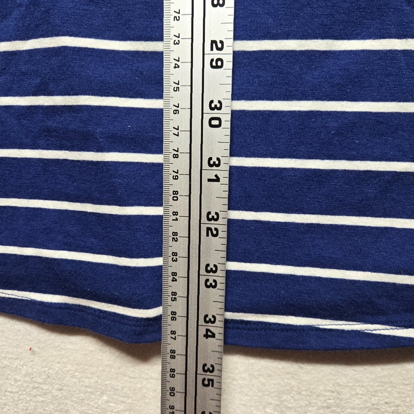 Liz Claiborne Liz Claiborne Shirt Blue Striped Short Sleeve XL Womens Adult Regular Straightforward Casual Shirt Size XL / US 12-14 / IT 48-50 - 6 Thumbnail