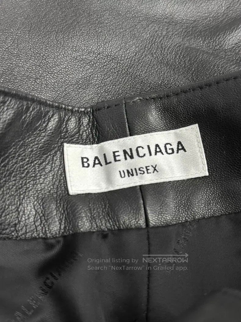 Balenciaga Balenciaga Black leather trousers Size US 36 / EU 52 - 4 Thumbnail