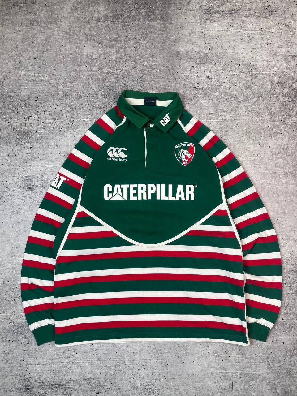 Canterbury of New Zealand Vintage Canterbury Leicester Tigers Rugby Long Shirt Y2K Size US XL / EU 56 / 4 - 1 Thumbnail