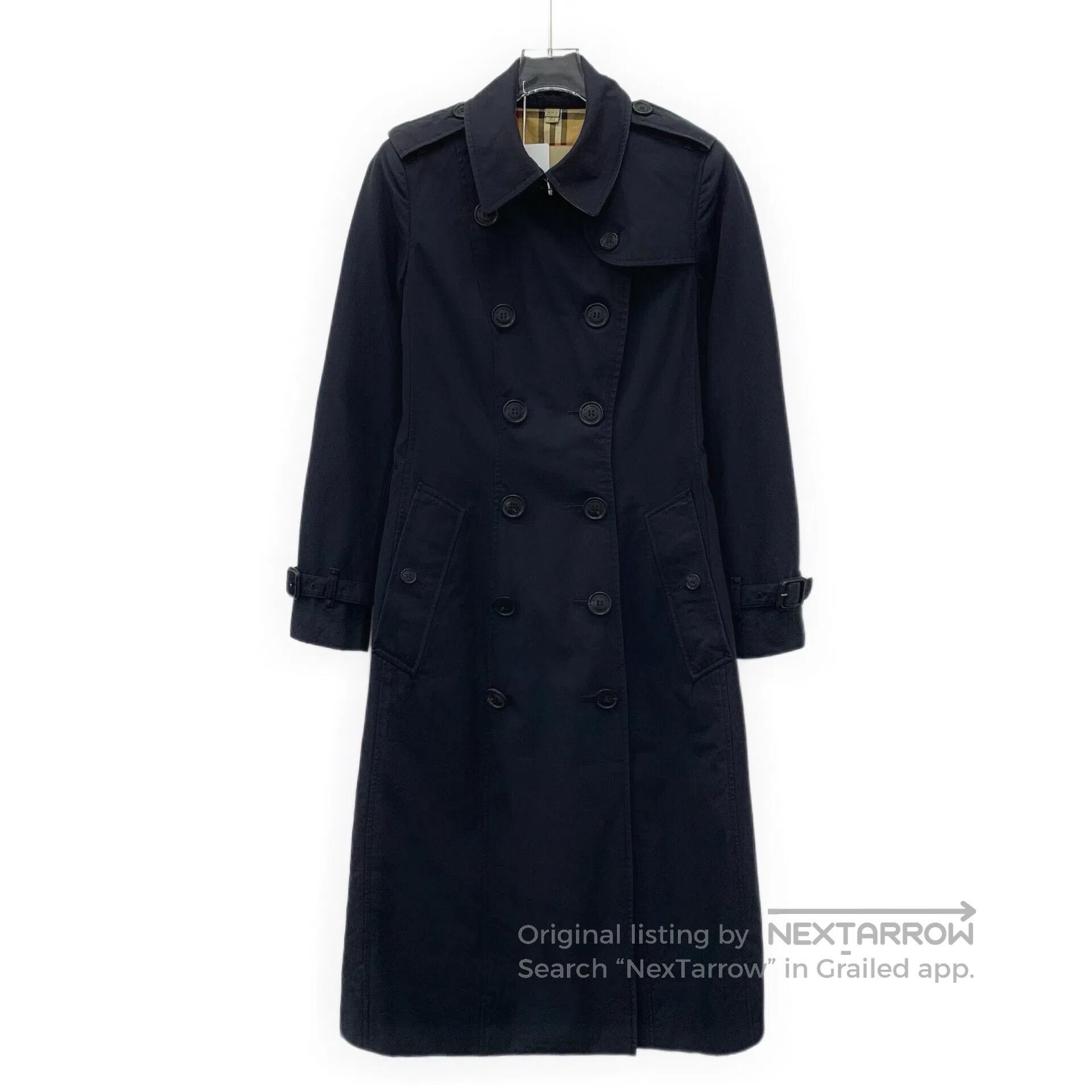Burberry Burberry Black Cotton Collar Double-breasted Long Sleeve B Size XS / US 0-2 / IT 36-38 - 1 Thumbnail