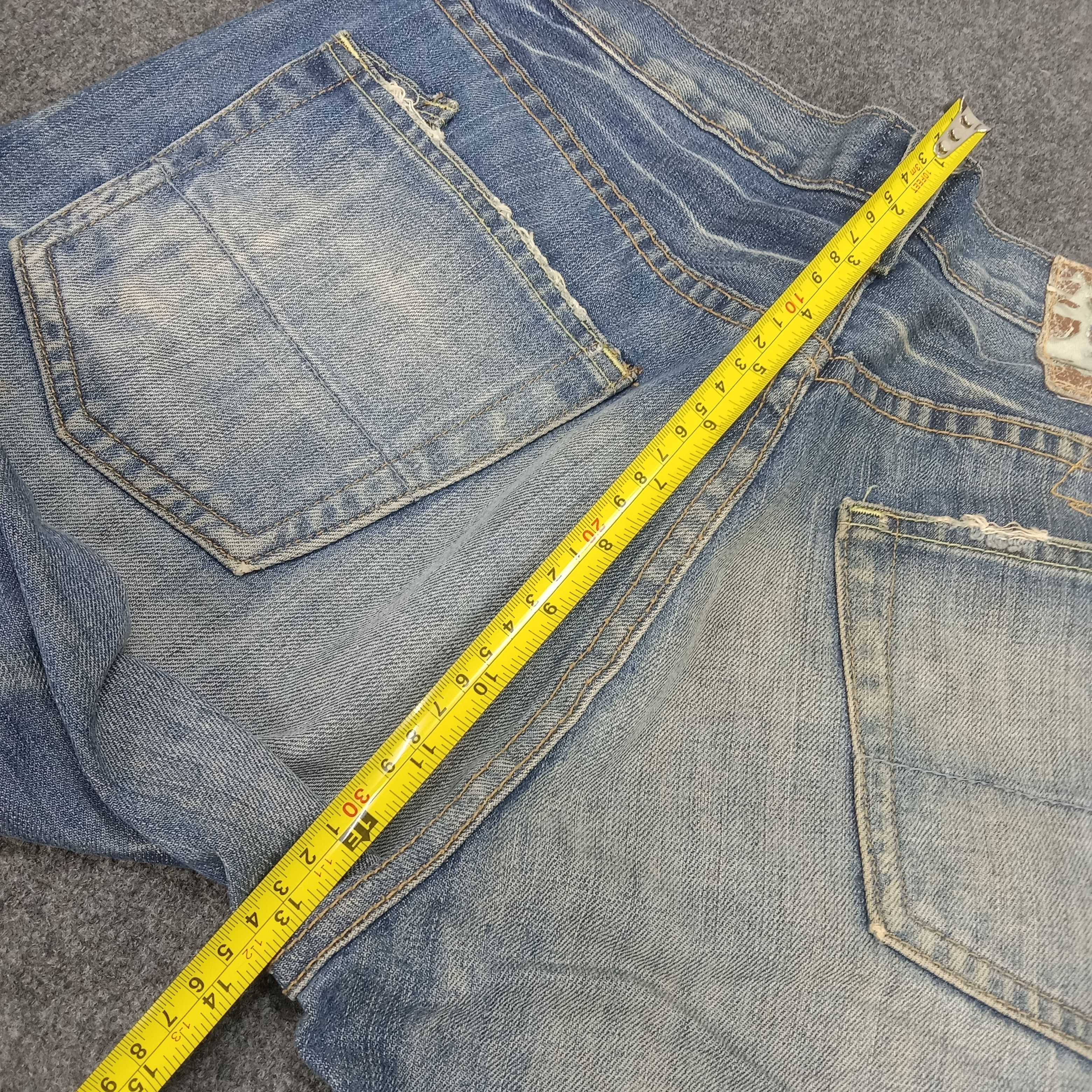 If Six Was Nine × Prps × Vintage Prps American Punk Style Ripped Denim Jeans Size US 32 / EU 48 - 10 Thumbnail