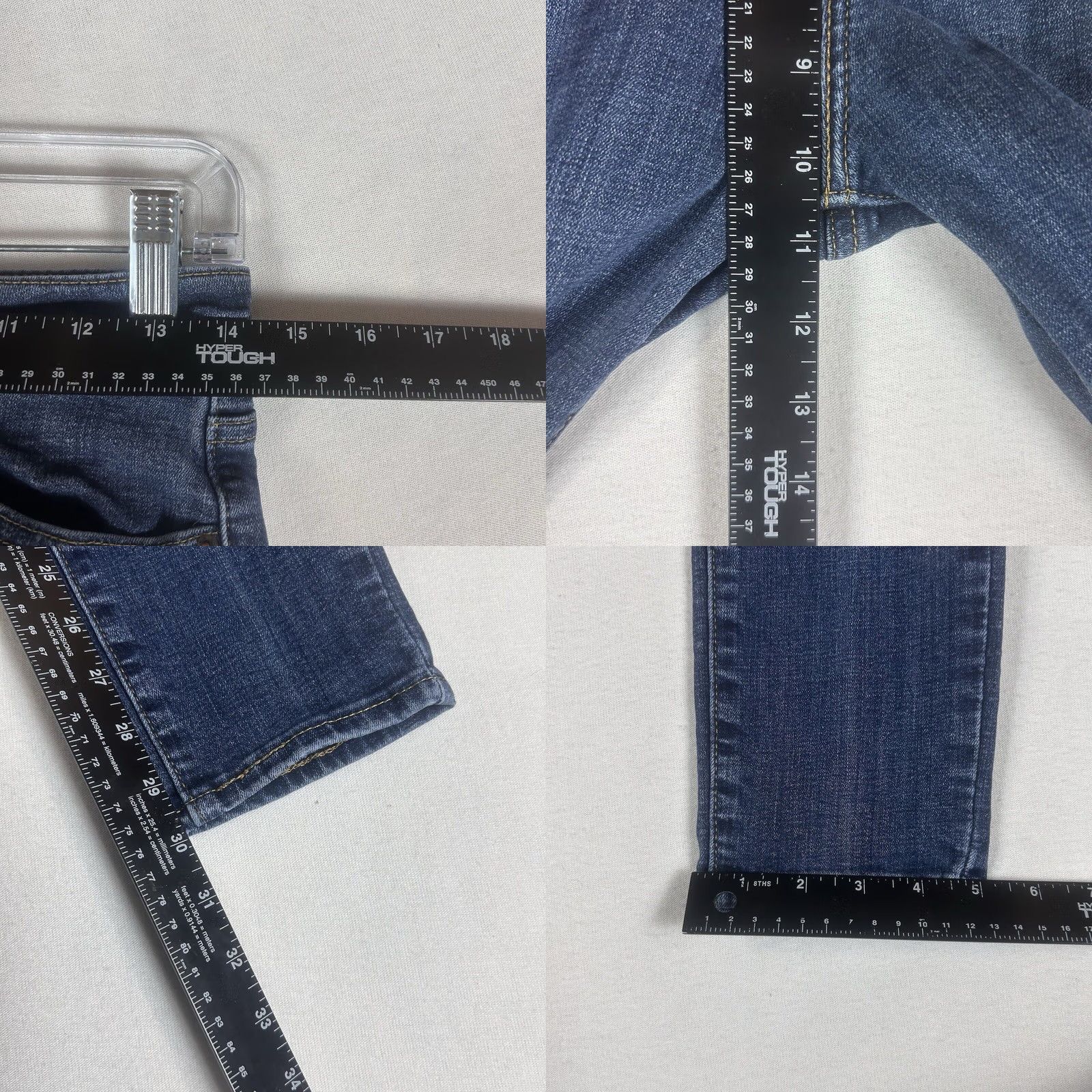 Levi's Levi’s 721 High Rise Skinny Jeans Womens 28 Blue Medium Denim Casual W28 L30 Size 28" / US 6 / IT 42 - 9 Thumbnail