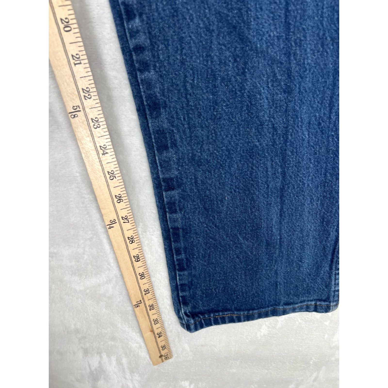 Wrangler VINTAGE Wrangler Jeans 13MWZ Denim Regular 40x34 Blue Cowboy Cowboy Cut 5-Pocket Mens Jeans Regular Fit Mens Jeans Size US 40 / EU 56 - 3 Thumbnail