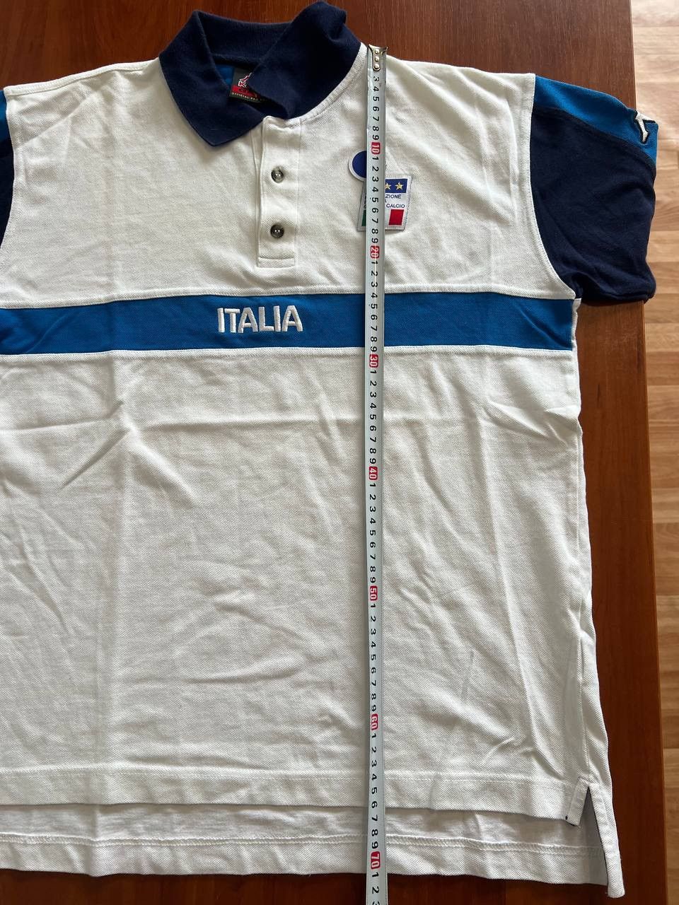 Kappa 1998/2000 ITALY(ITALIA) TEAM RARE SOCCER FOOTBALL POLO SHIRT Size US L / EU 52-54 / 3 - 14 Thumbnail