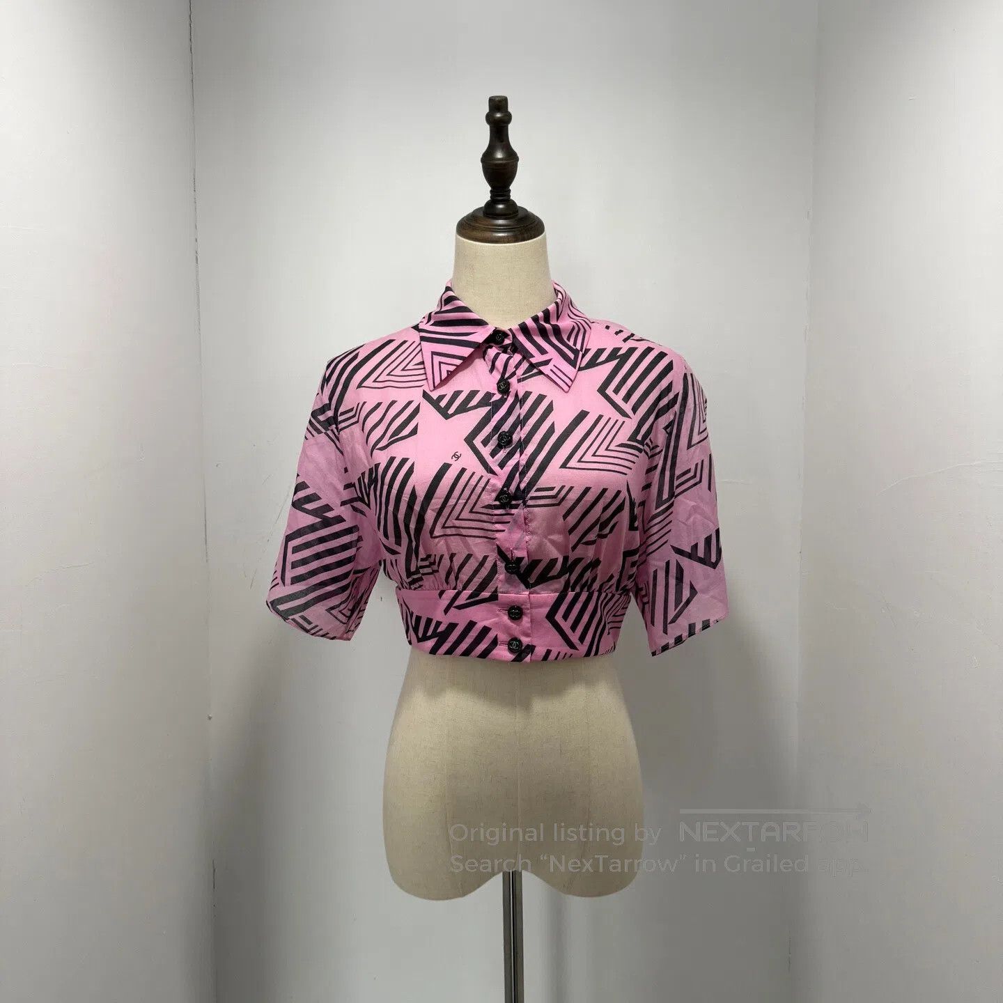 Chanel Chanel Short-sleeve shirt| Size XS / US 0-2 / IT 36-38 - 1 Thumbnail