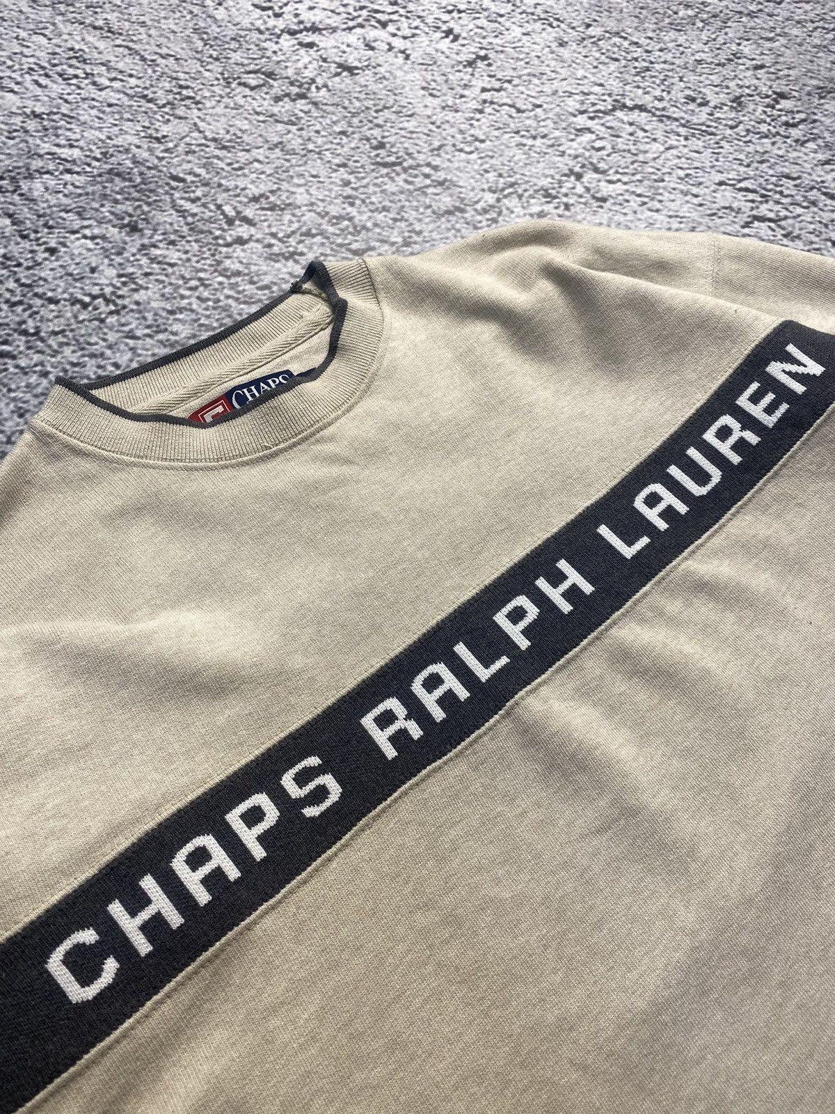 Chaps × Chaps Ralph Lauren × Polo Ralph Lauren Chaps Ralph Lauren big logo vintage very rare sweater Size US XL / EU 56 / 4 - 2 Thumbnail