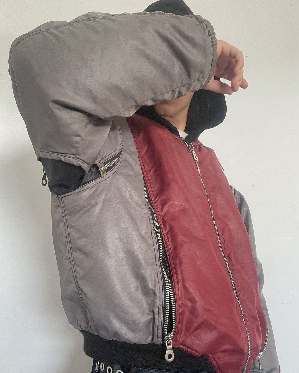 Vintage 1980s Soviet by Walter De Virgilis bomber jacket Size US L / EU 52-54 / 3 - 4 Thumbnail