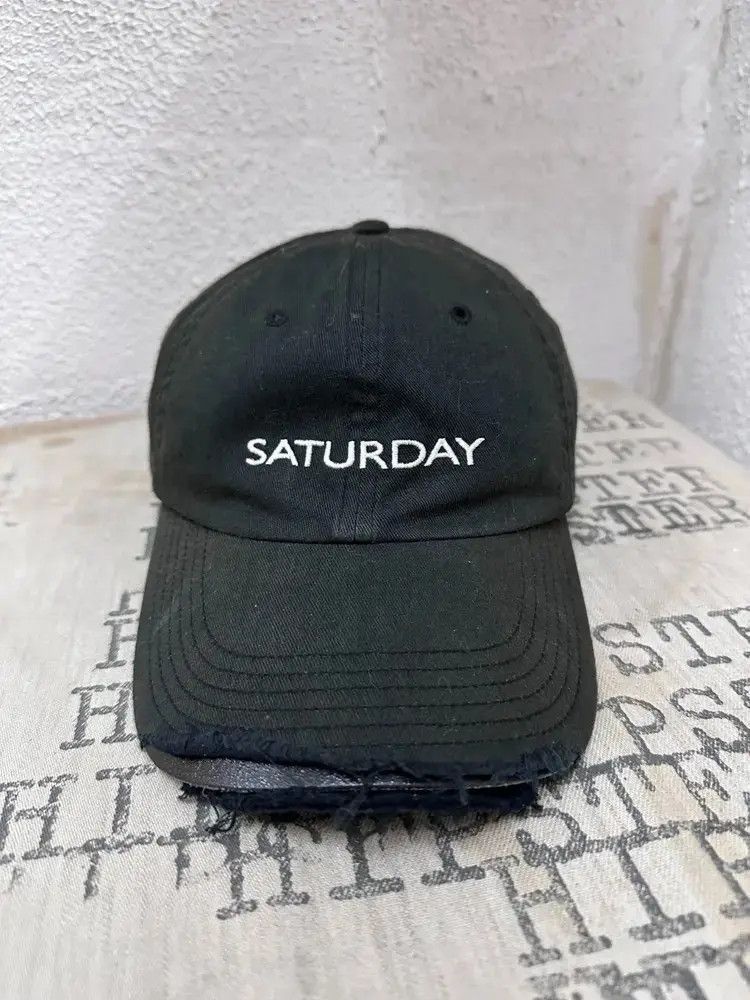 Vetements Vetements Vetements 18AW Saturday distressed baseball hat- Size ONE SIZE - 3 Thumbnail