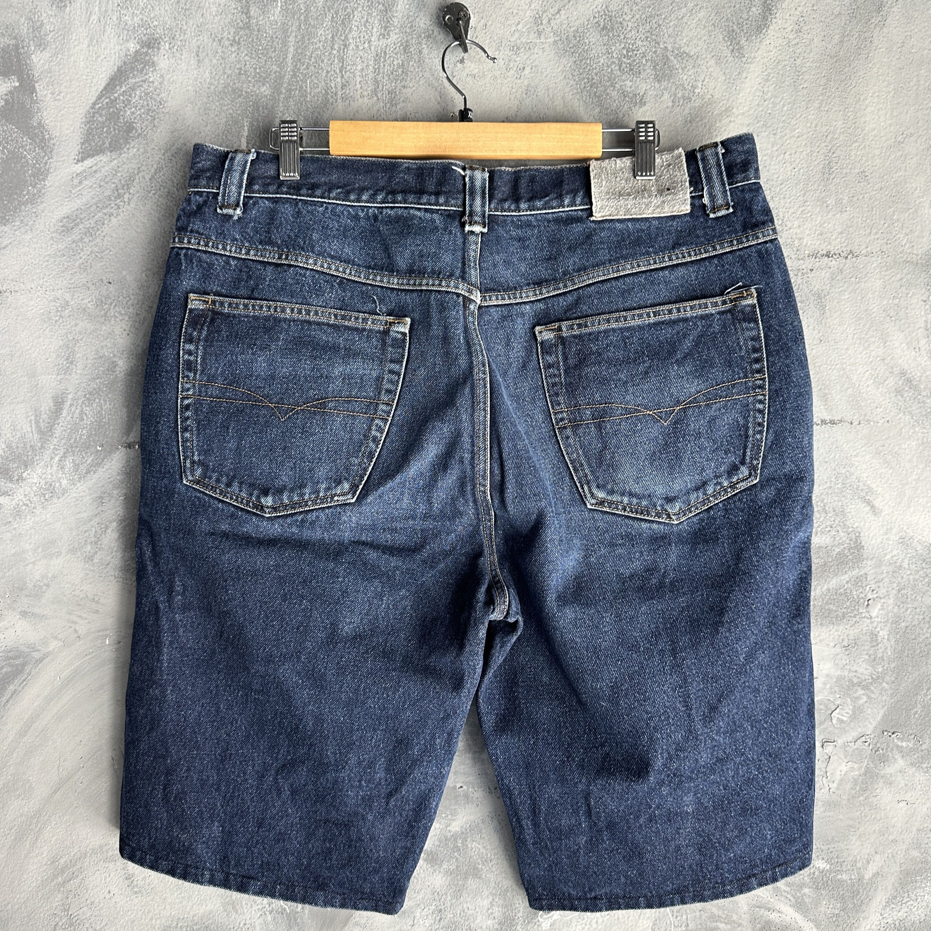 Anchor Blue Vtg Anchor Blue Shorts Denim Baggy Relaxed Long Y2K Casual Size US 36 / EU 52 - 1 Thumbnail