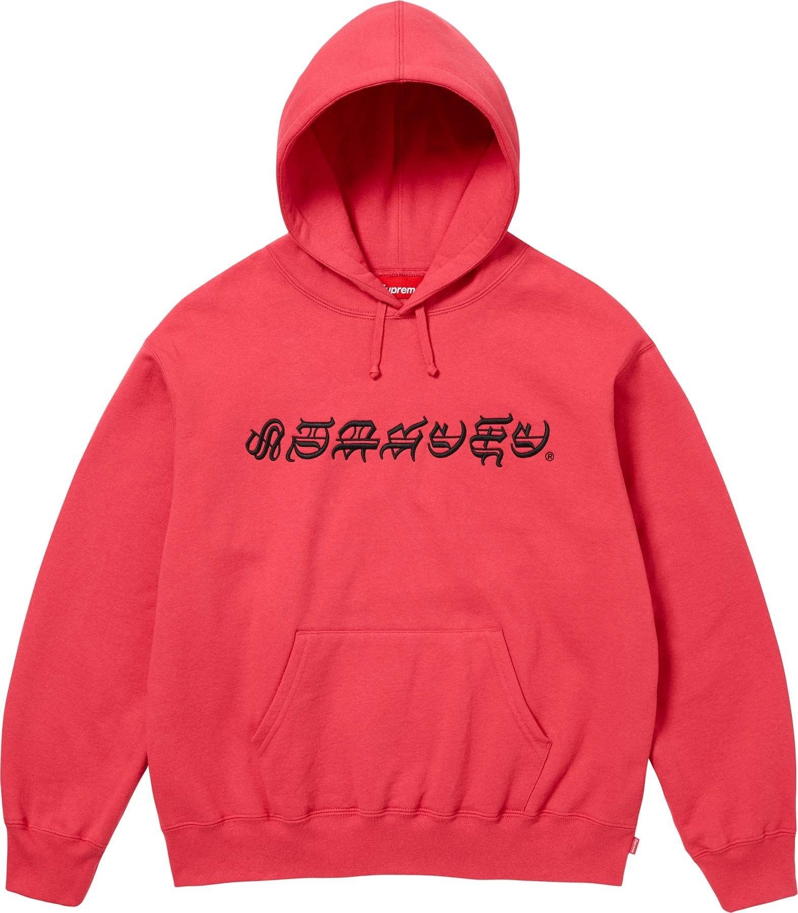 Supreme Supreme Blackletter Hooded Sweatshirt Size US L / EU 52-54 / 3 - 1 Thumbnail