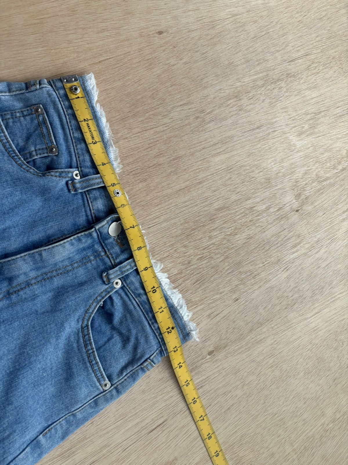 Hysteric Glamour × Japanese Brand Baggy Jeans DINT Women's Luxury Style Size 26" / US 2 / IT 38 - 11 Thumbnail